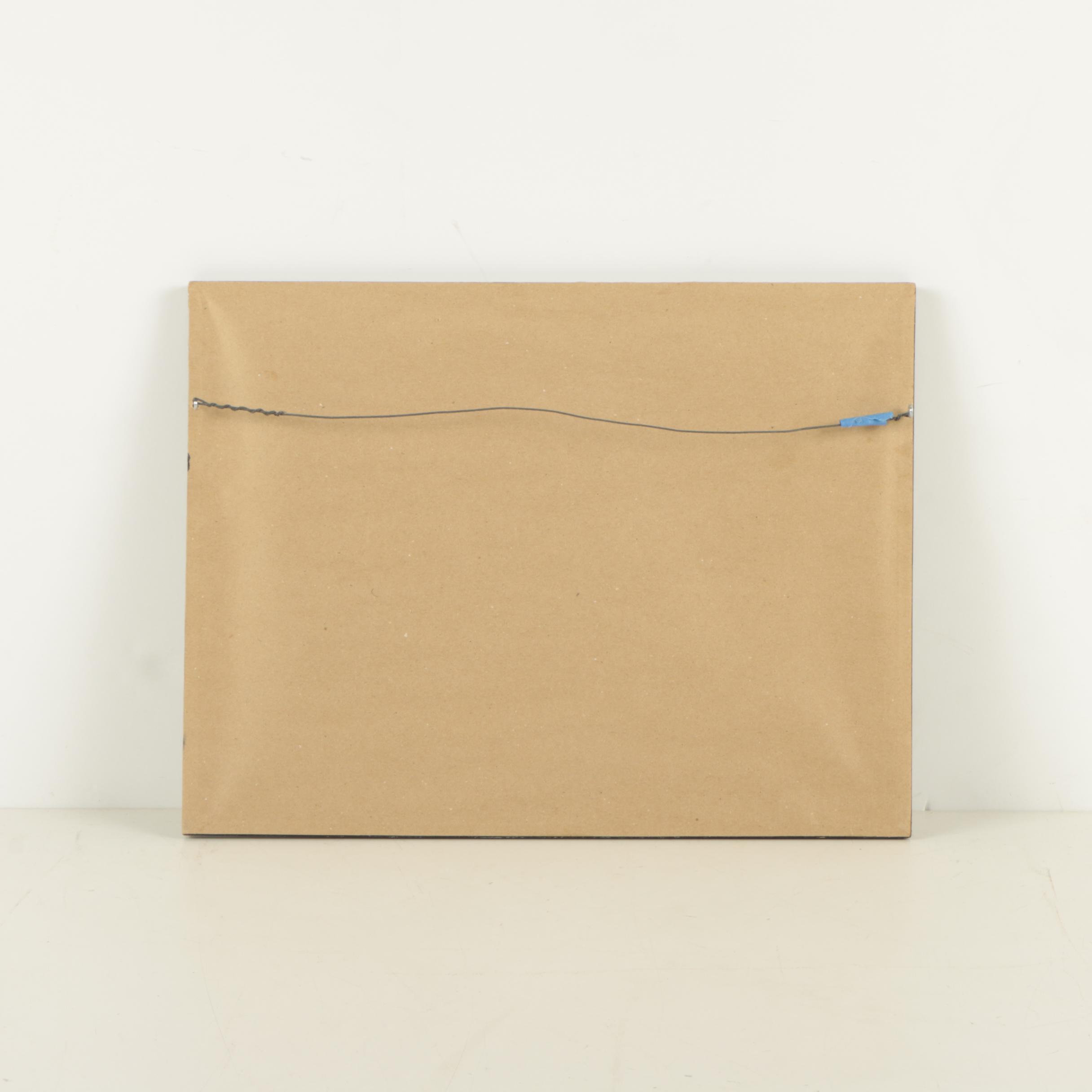 Early 20th Century Reverse Glass Painting