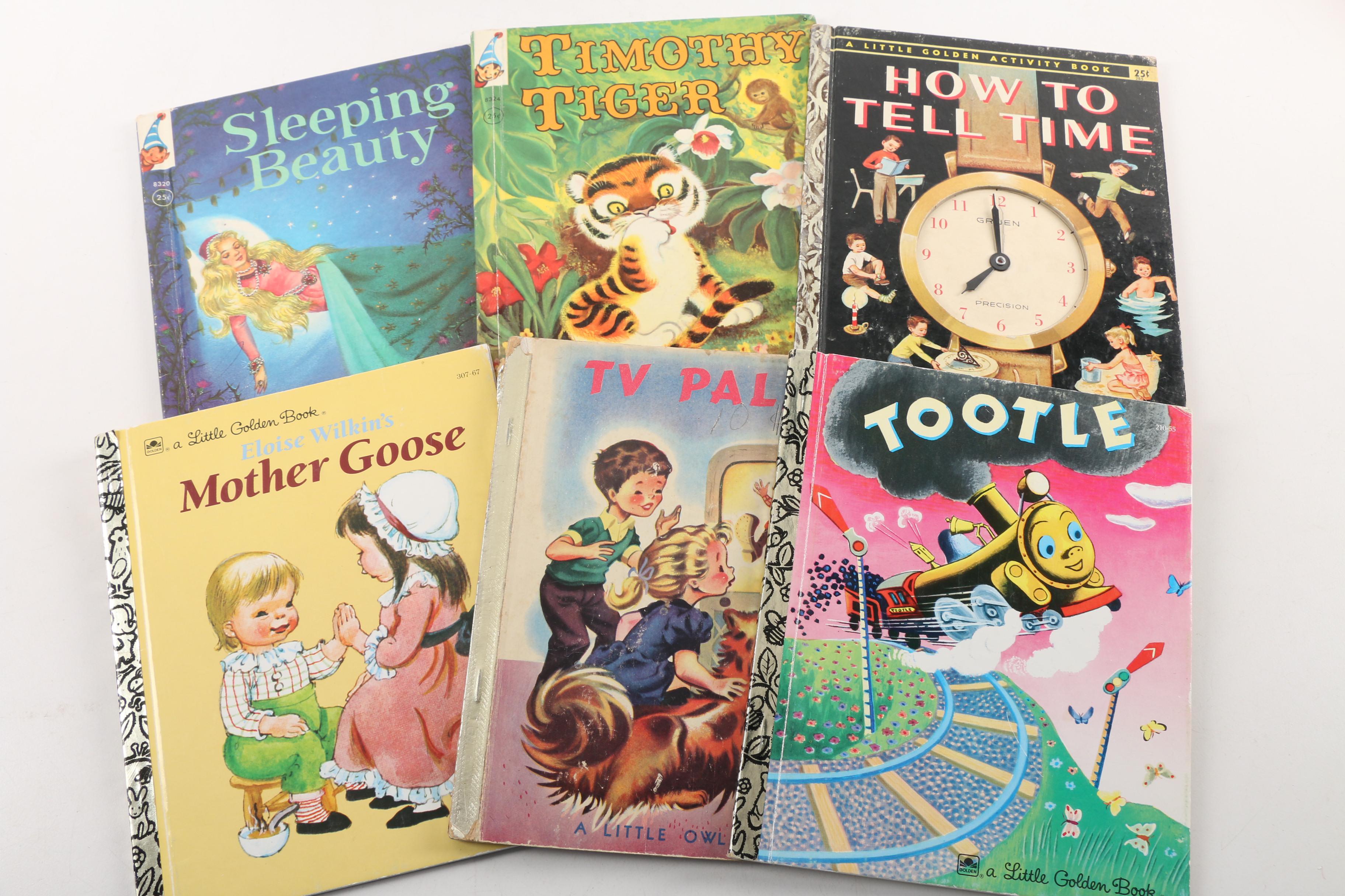Vintage Little Golden Books Including Disney and Warner Bros.