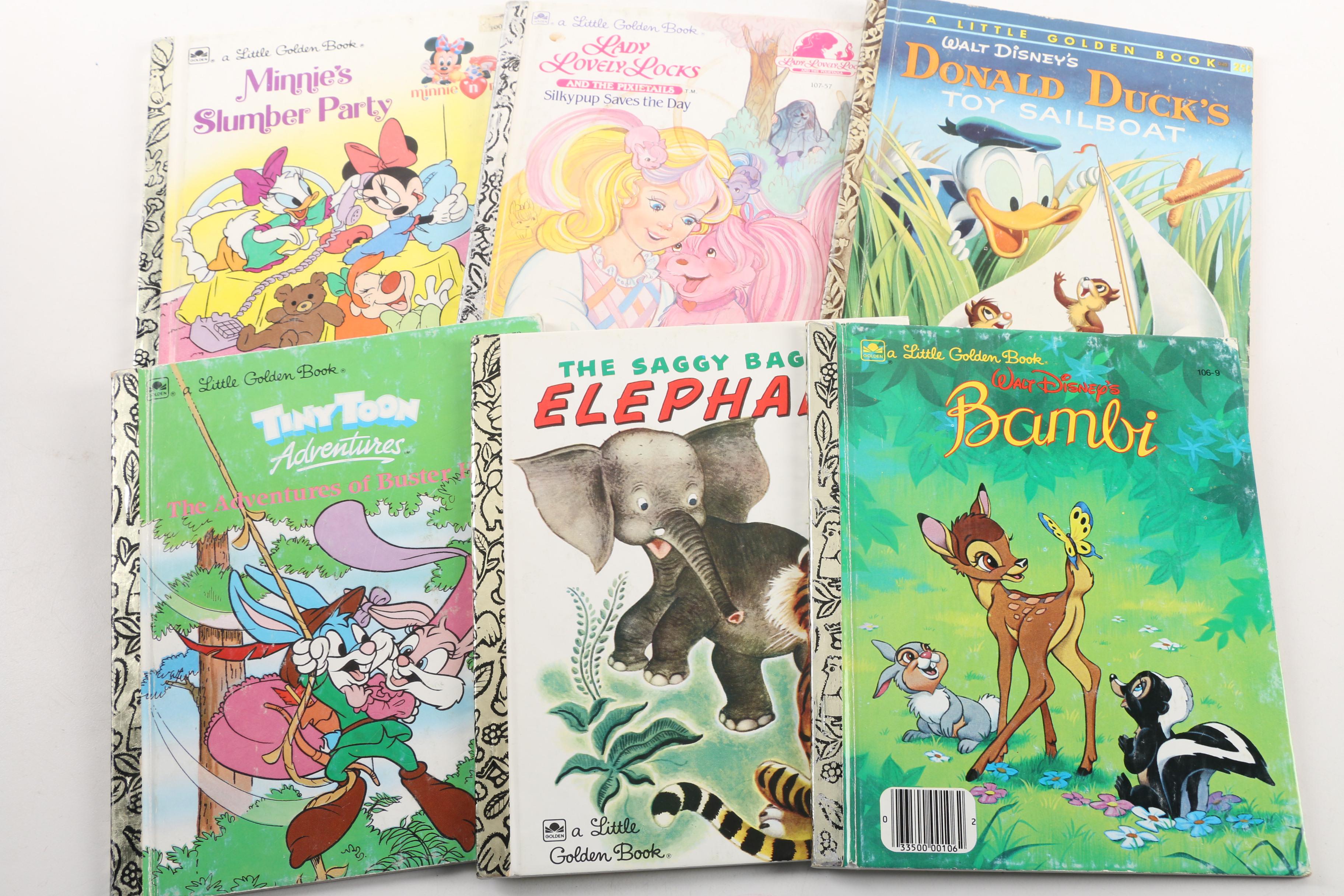Vintage Little Golden Books Including Disney and Warner Bros.