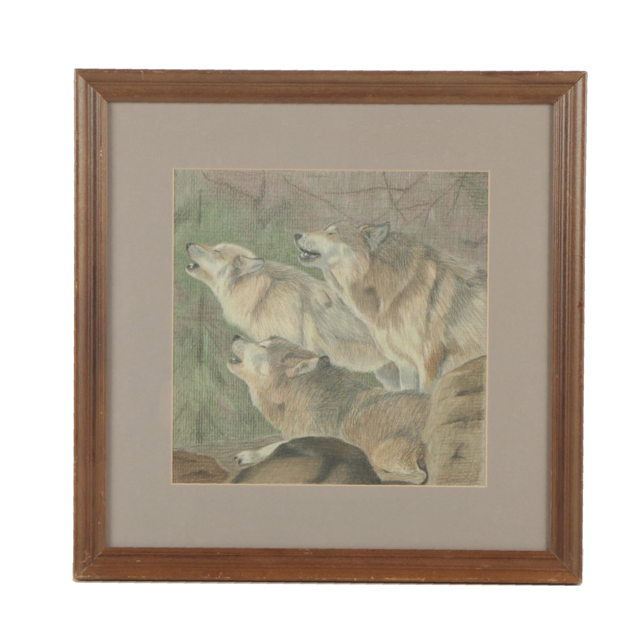 David Cochran Colored Pencil Drawing "The Three Tenors"