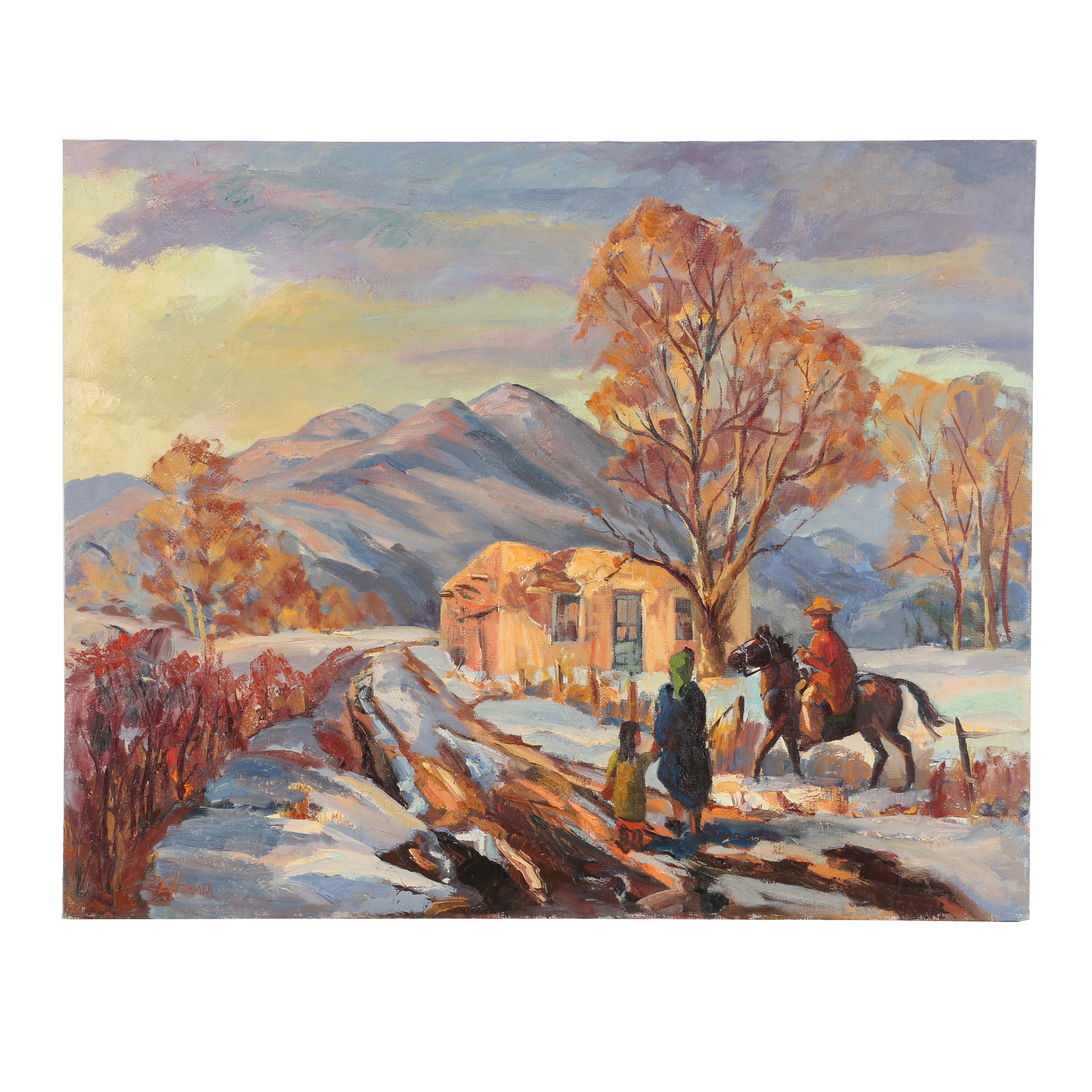 Judge Edward J. Hummer Oil Painting