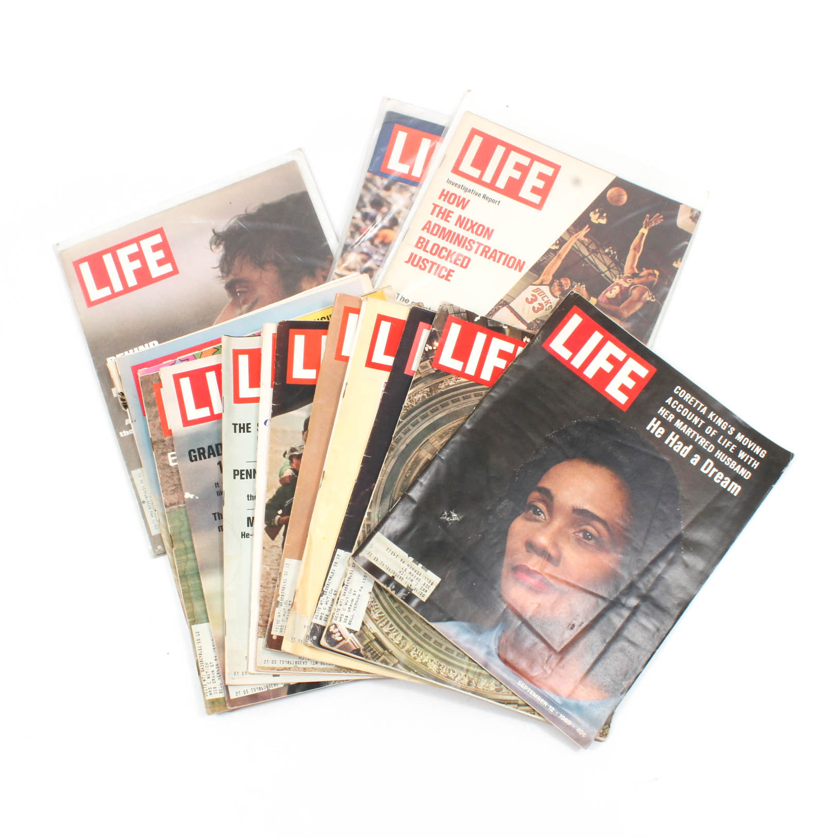Vintage "Life" Magazines 1969-1972