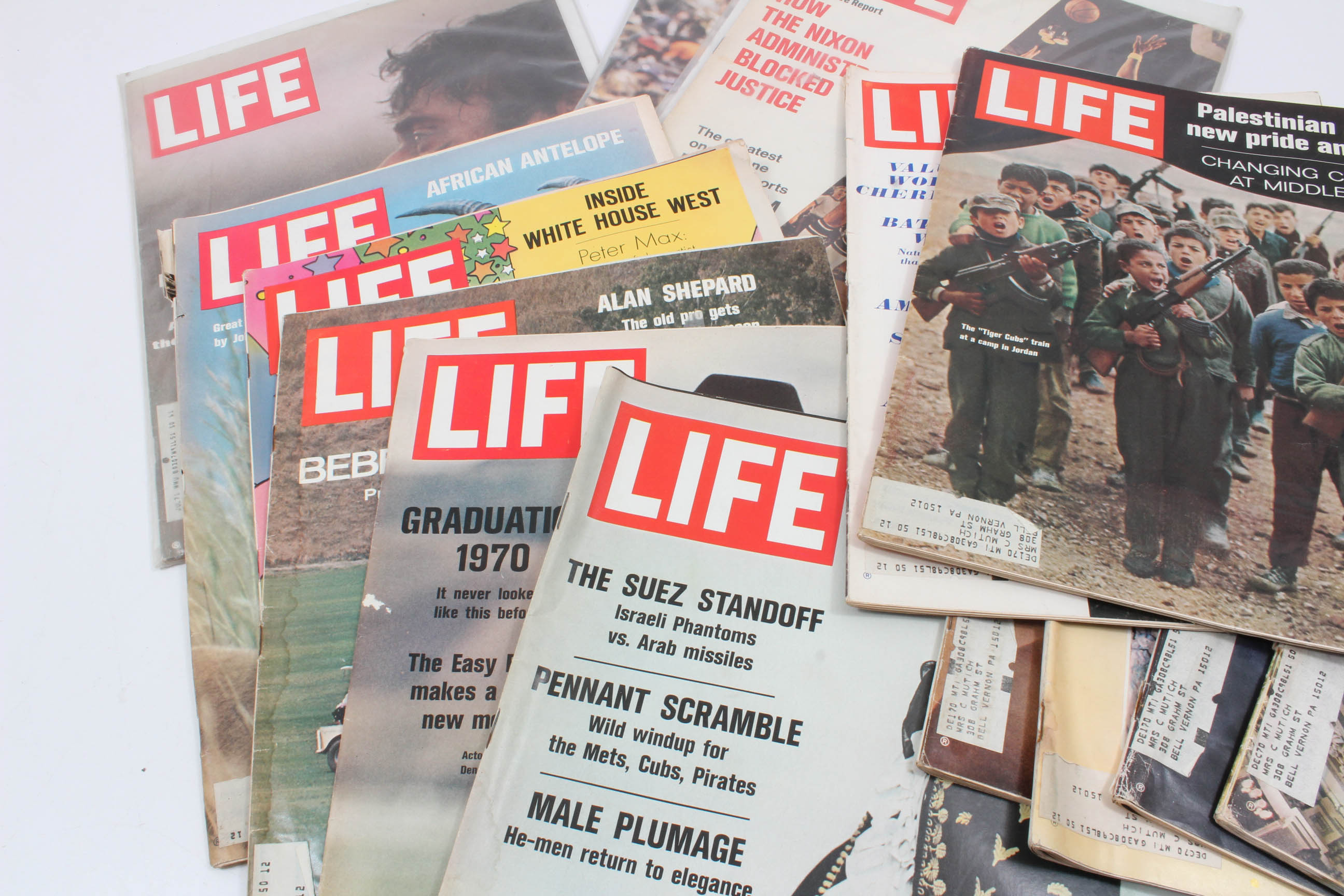 Vintage "Life" Magazines 1969-1972