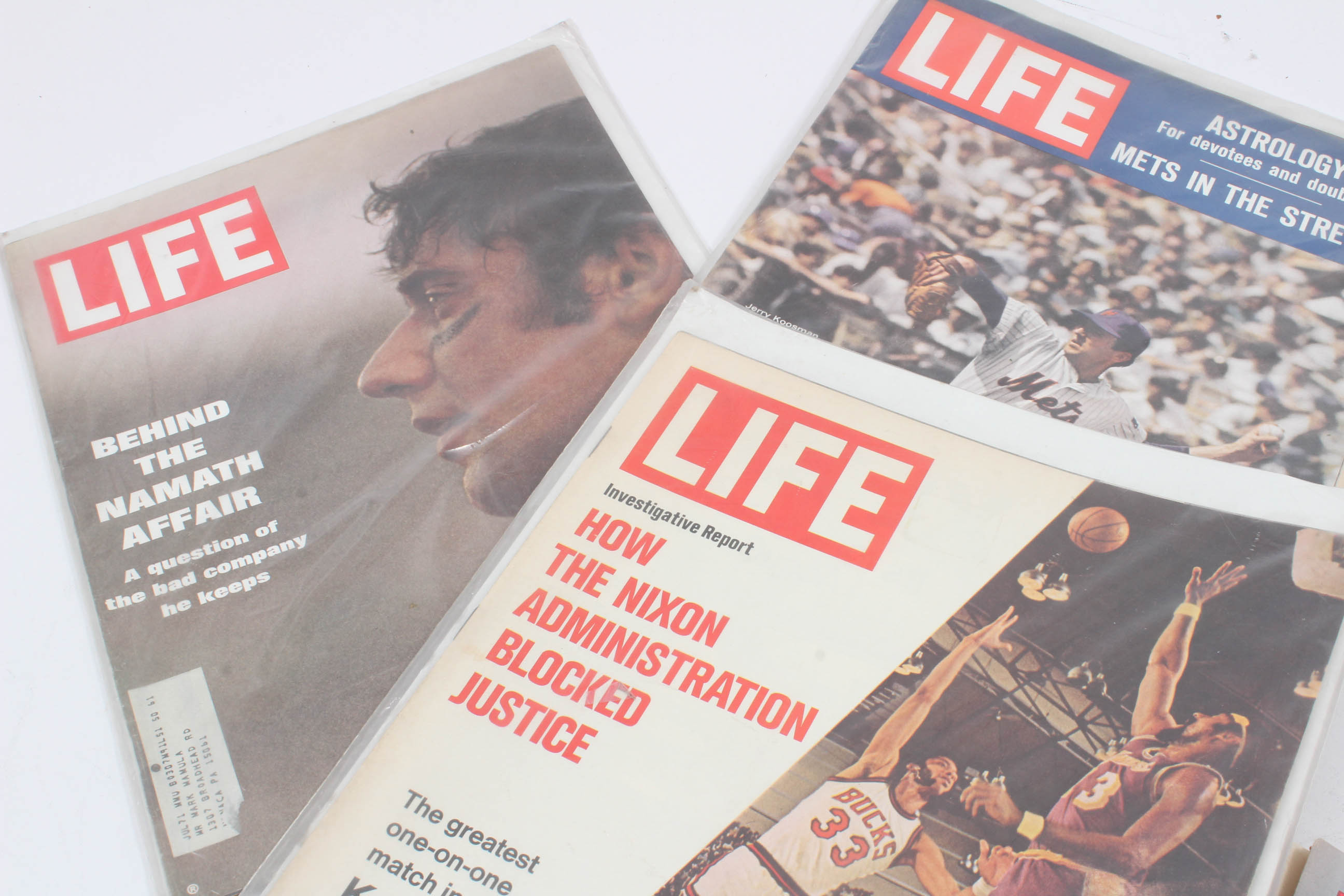 Vintage "Life" Magazines 1969-1972