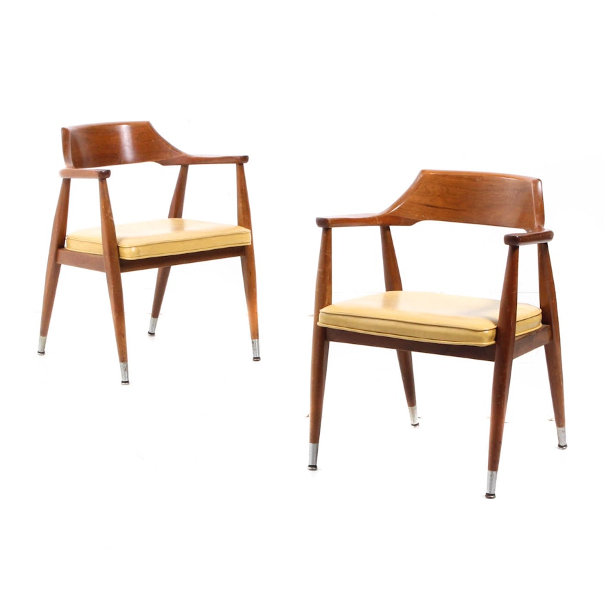 Pair of Mid Century Modern Armchairs by Jasper Chair Co.