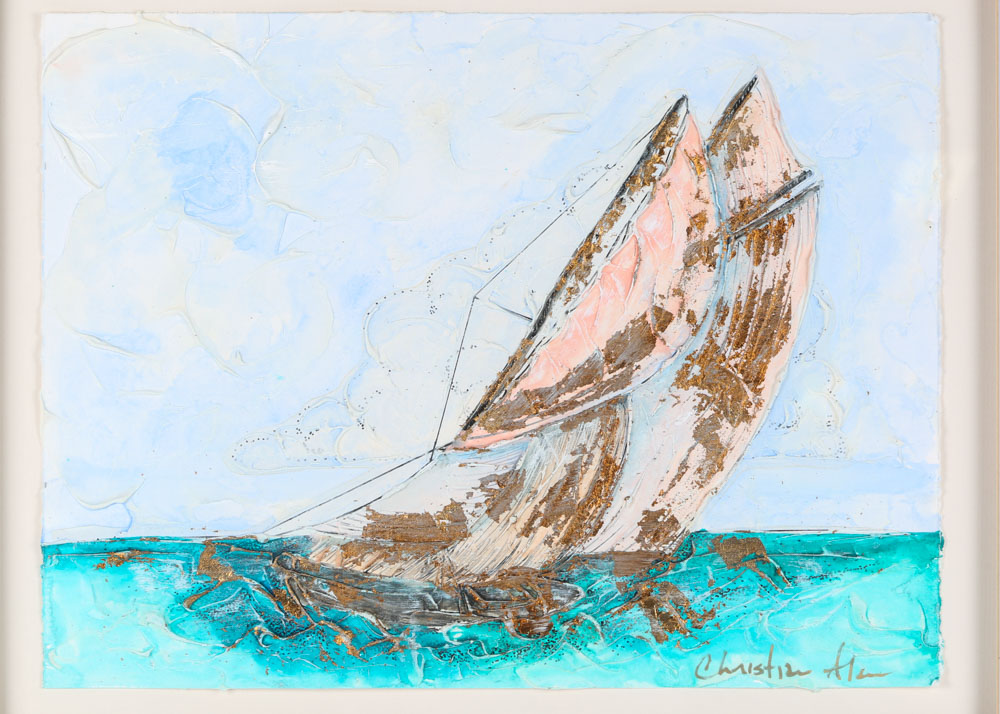 Christian Alan Original Mixed Media on Paper