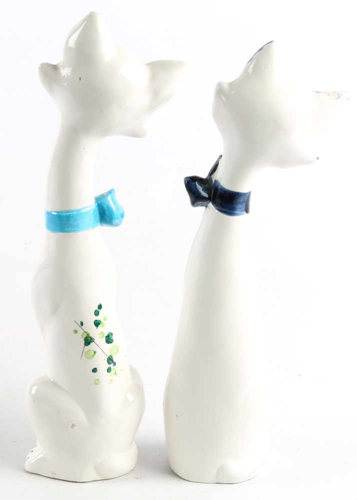 Vintage Japanese Cat Figurines