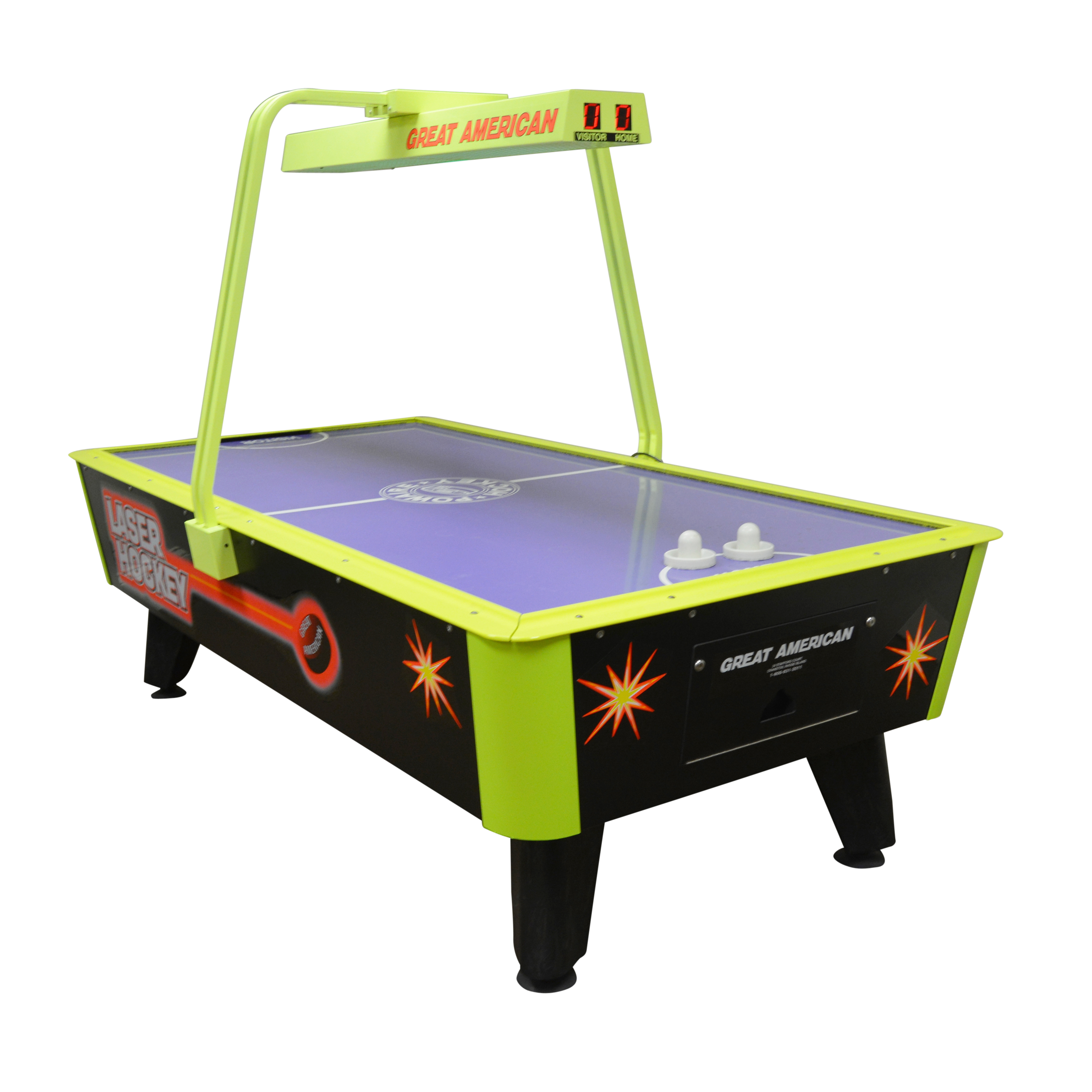 Air Hockey Table With Overhead Scorer by Great American