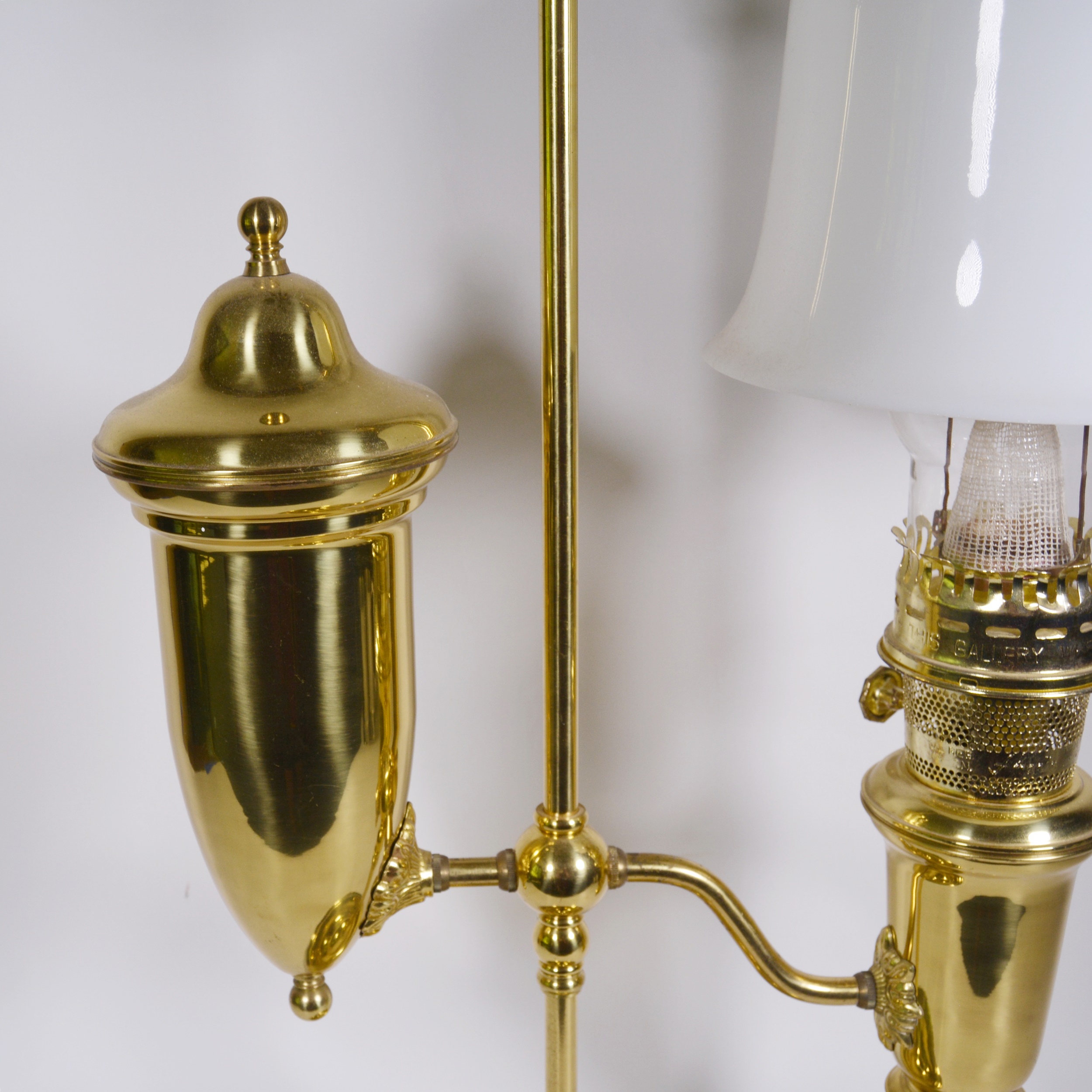 Aladdin 23 Brass Commemorative Reproduction Student Oil Lamp