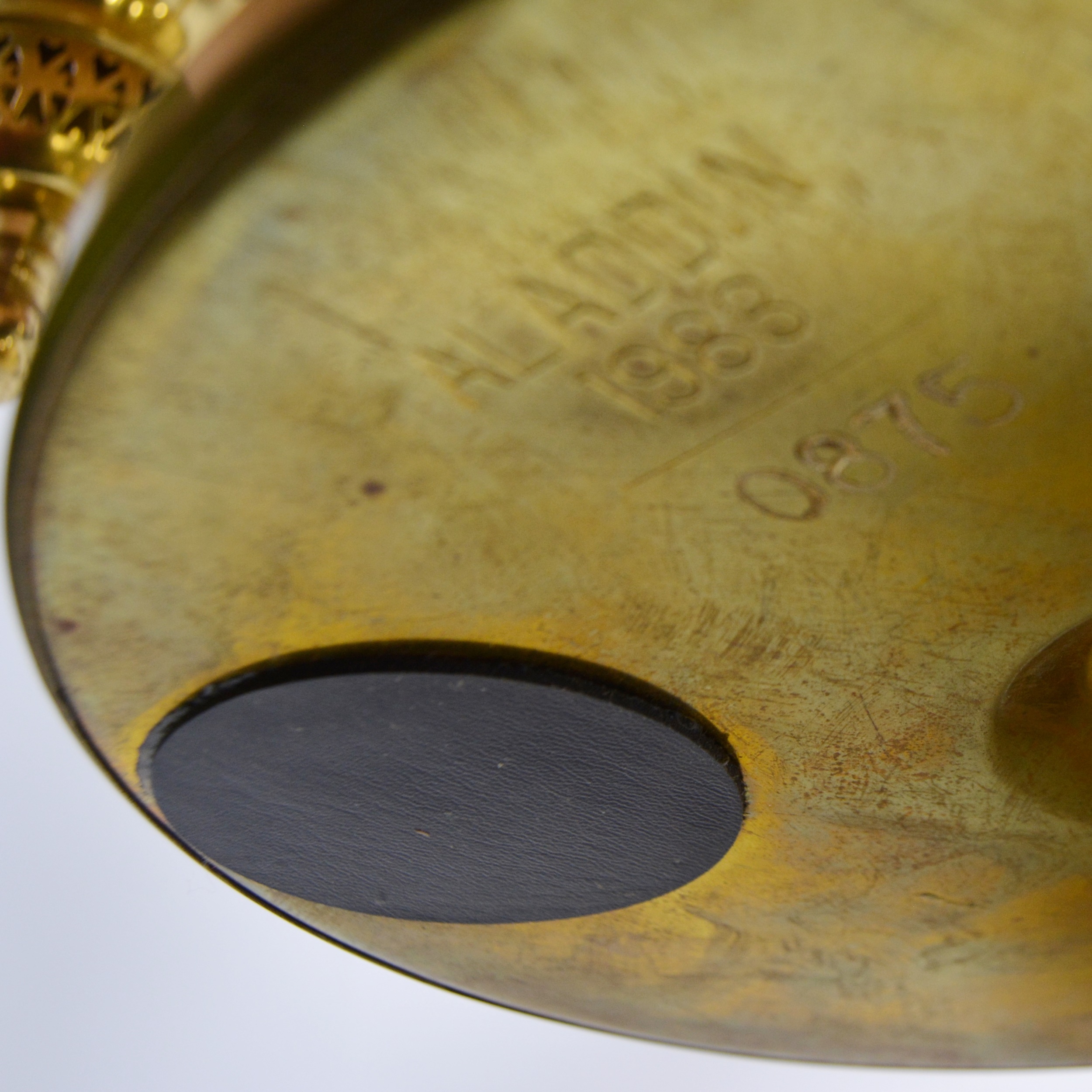 Aladdin 23 Brass Commemorative Reproduction Student Oil Lamp