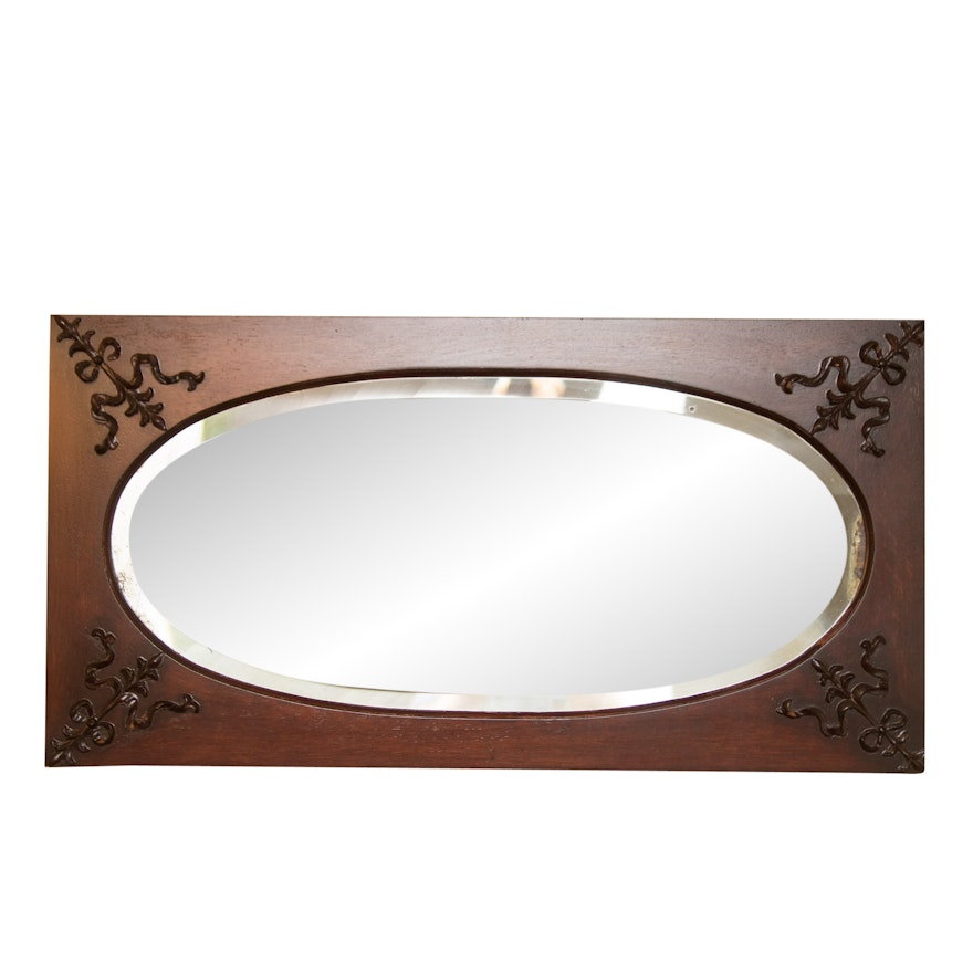 Ornate Wooden Wall Mirror