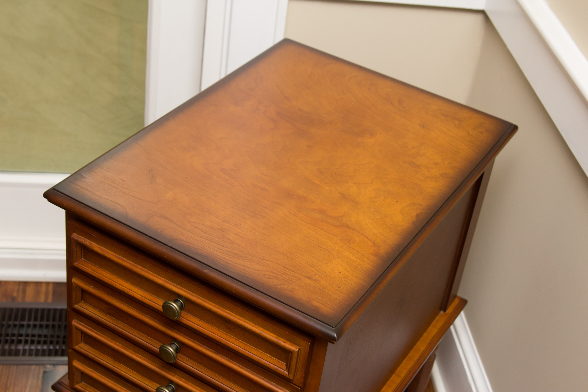Snack Tray Accent Cabinet