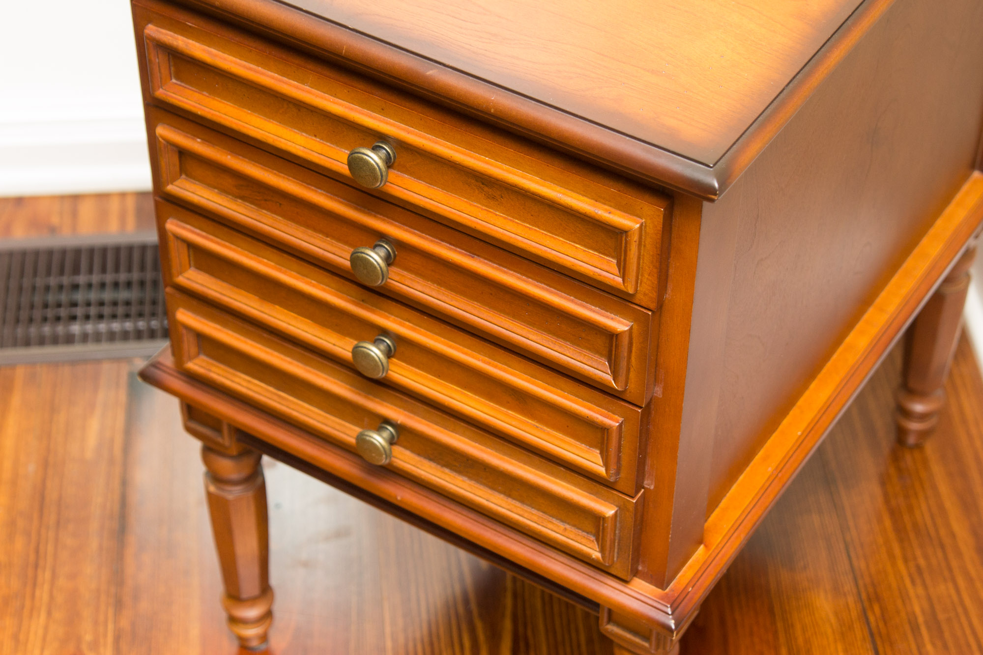 Snack Tray Accent Cabinet