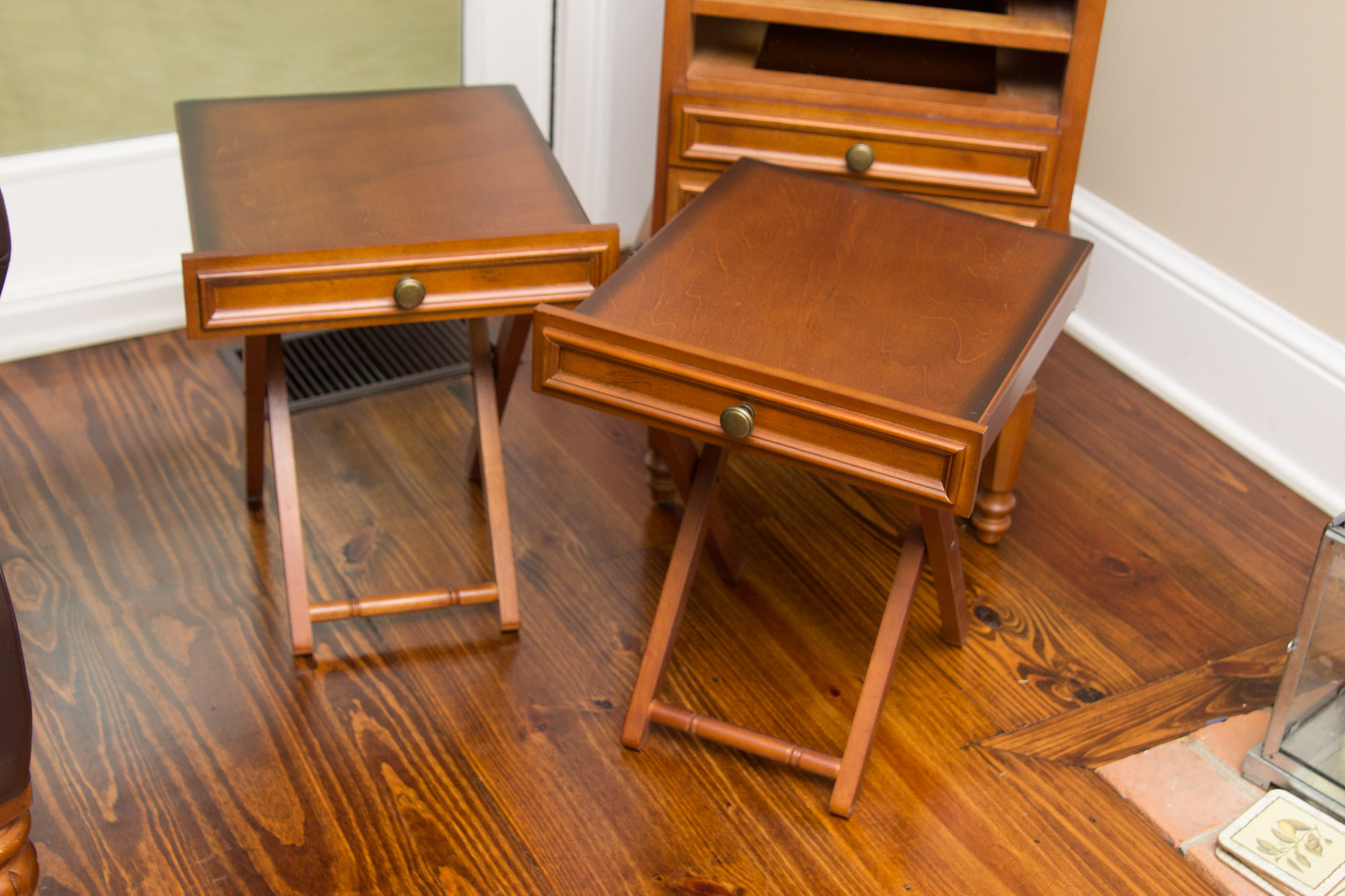 Snack Tray Accent Cabinet