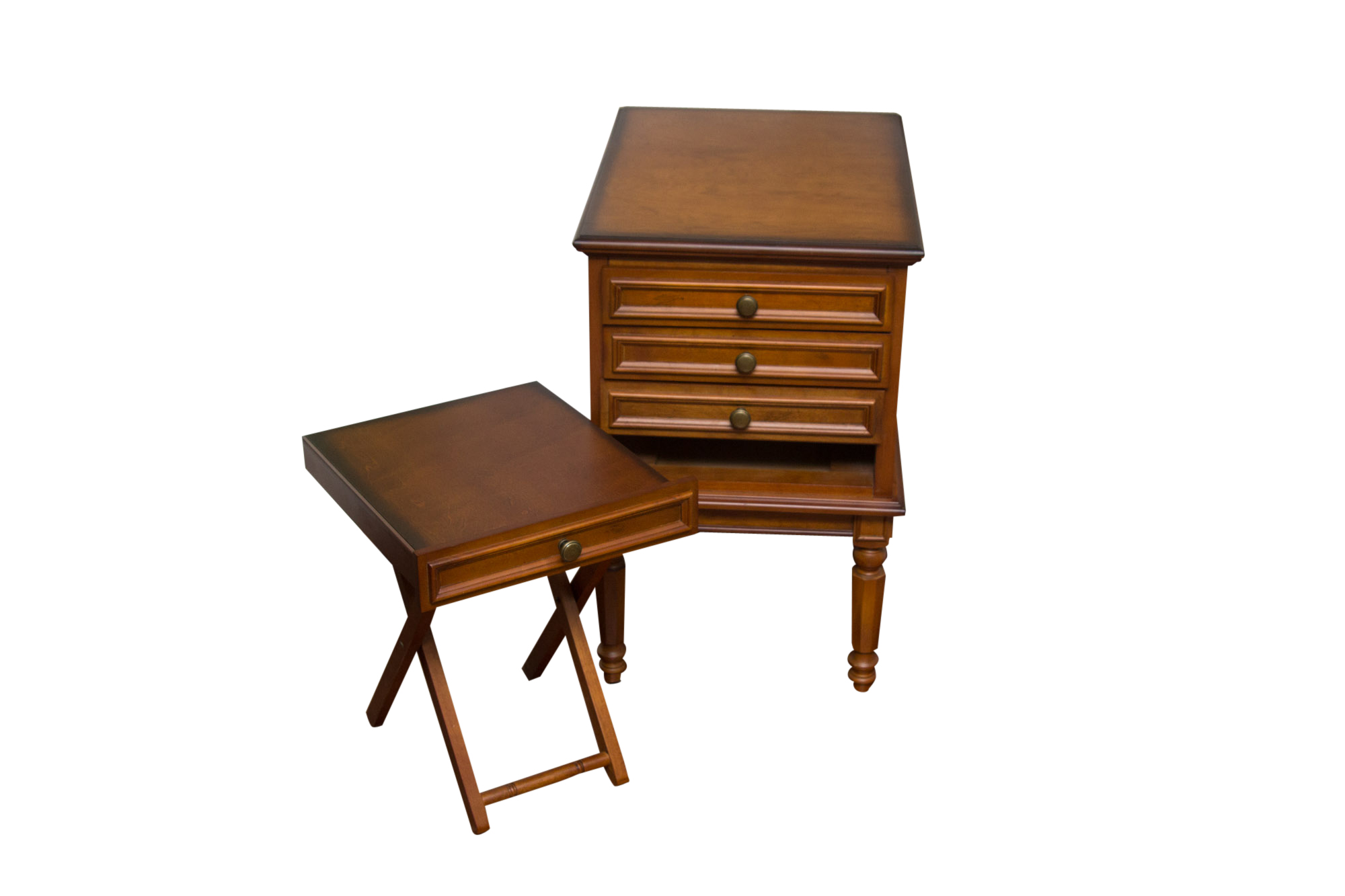 Snack Tray Accent Cabinet