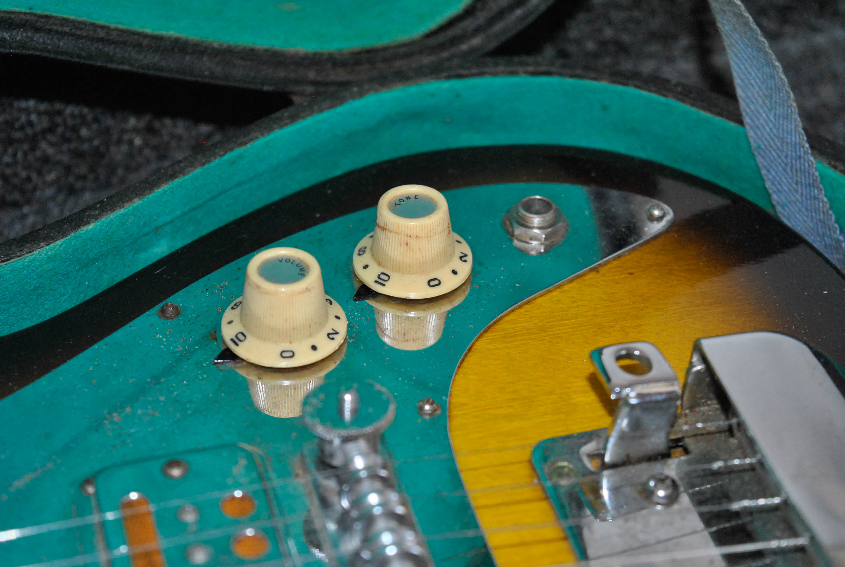 C. 1960s Teisco Audition Electric Guitar and Case