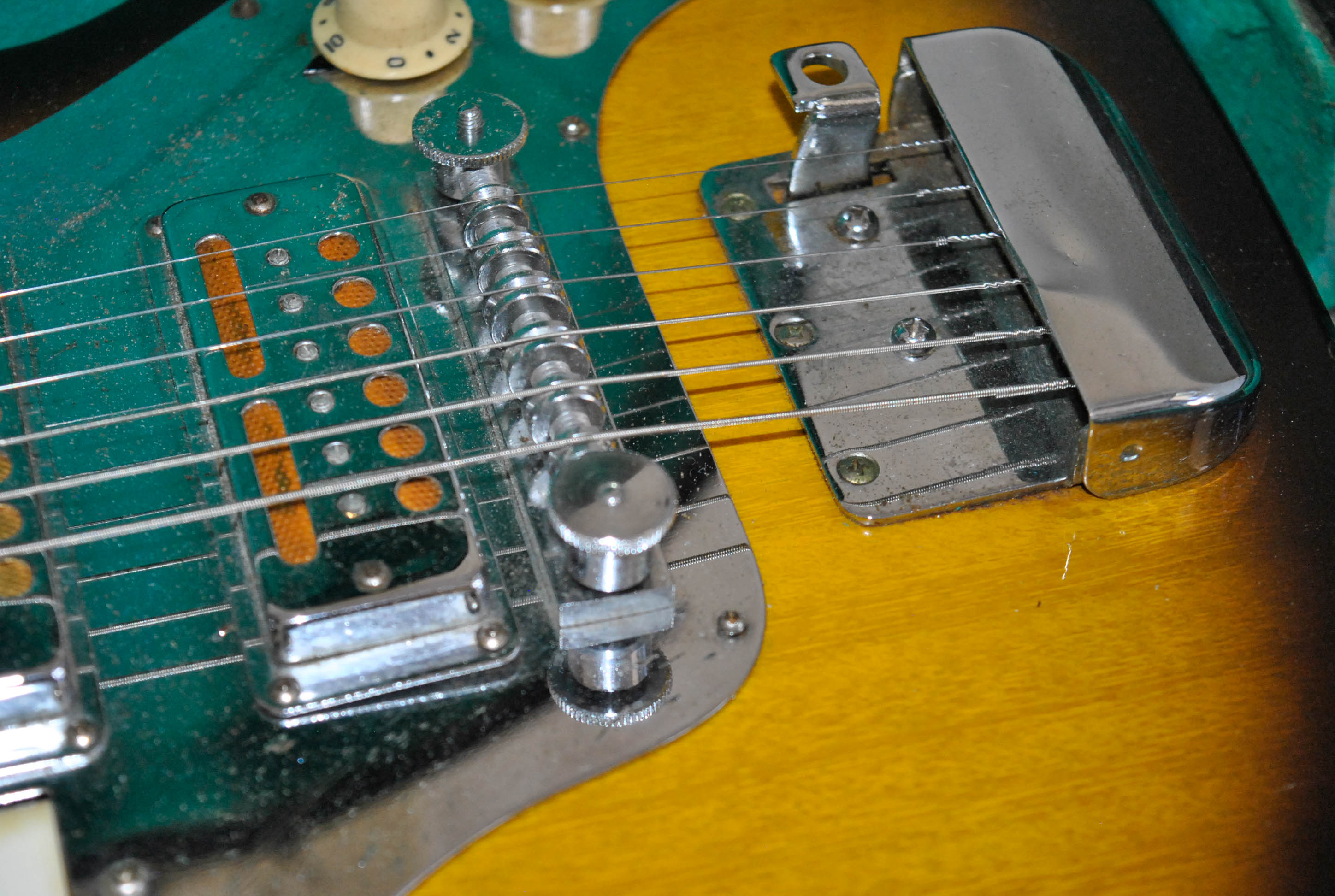 C. 1960s Teisco Audition Electric Guitar and Case