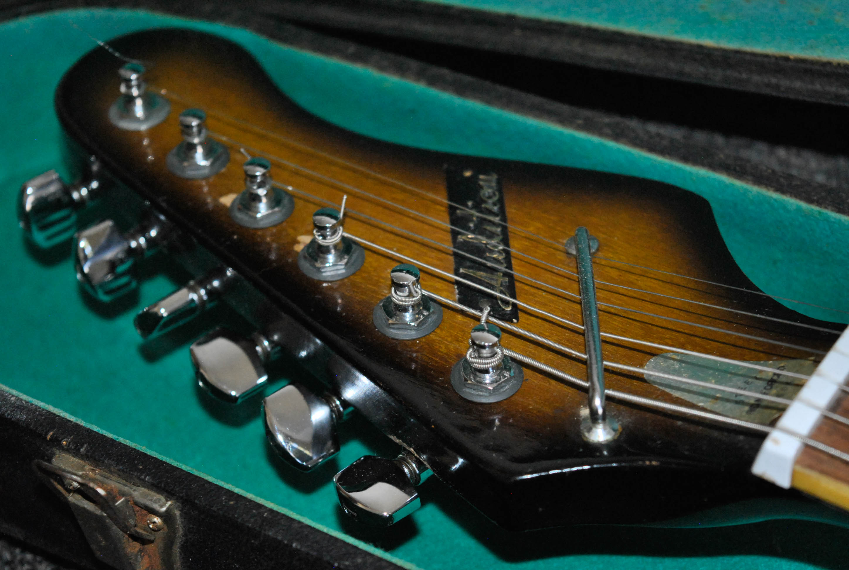 C. 1960s Teisco Audition Electric Guitar and Case