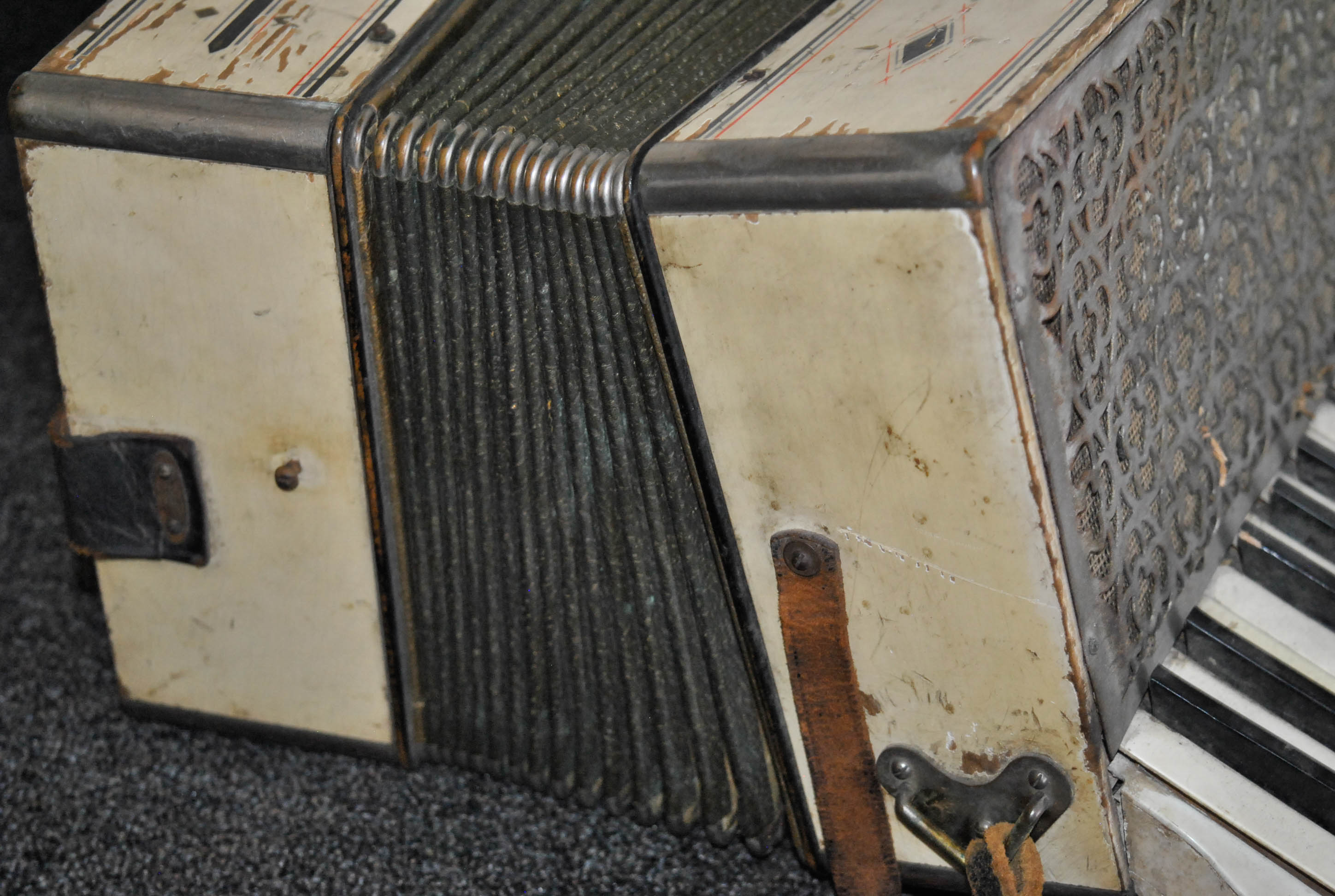 Vintage Hohner 12 Bass Piano Accordion