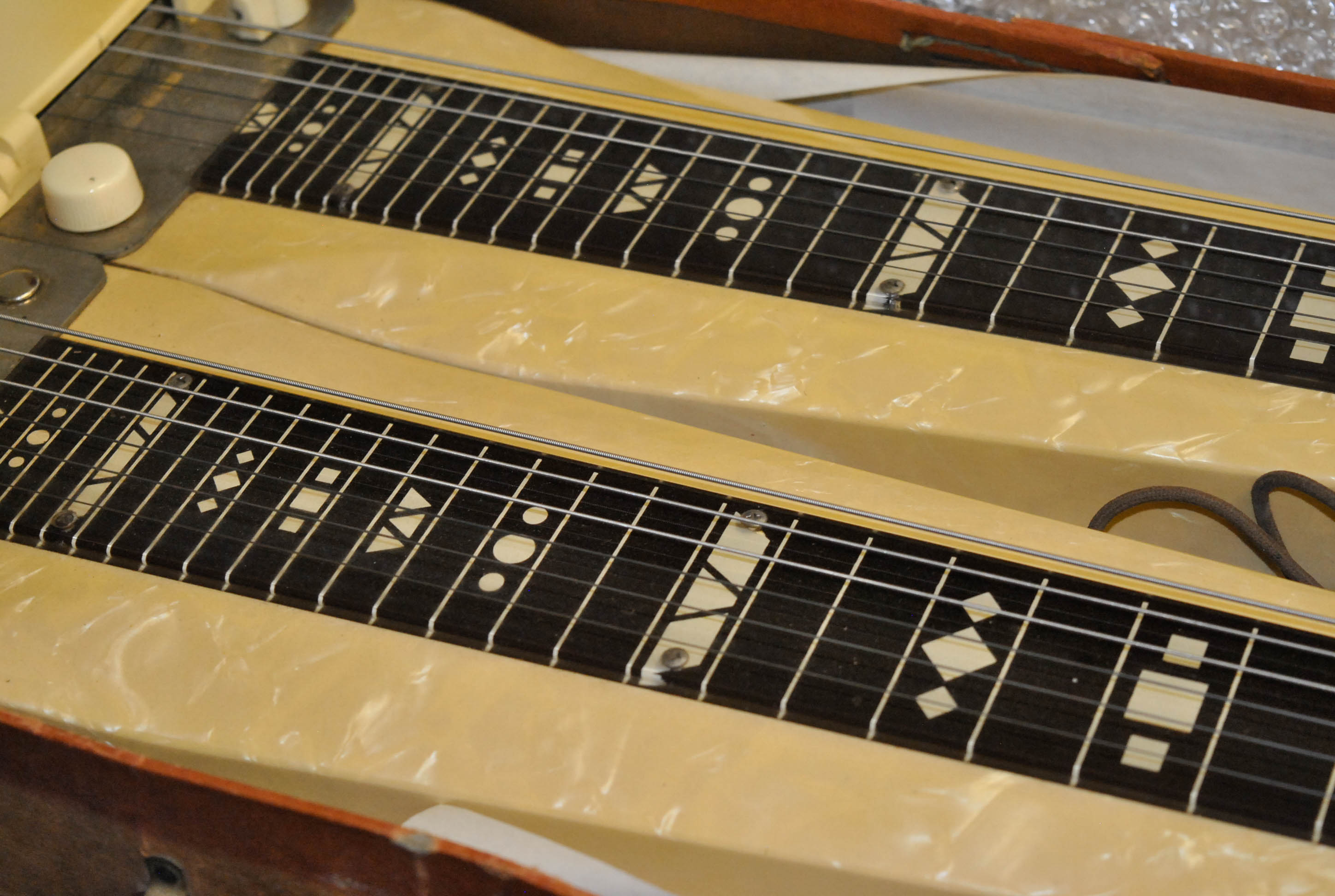 C. 1950s/60s National Supro Double Neck Lap Steel Guitar and Case