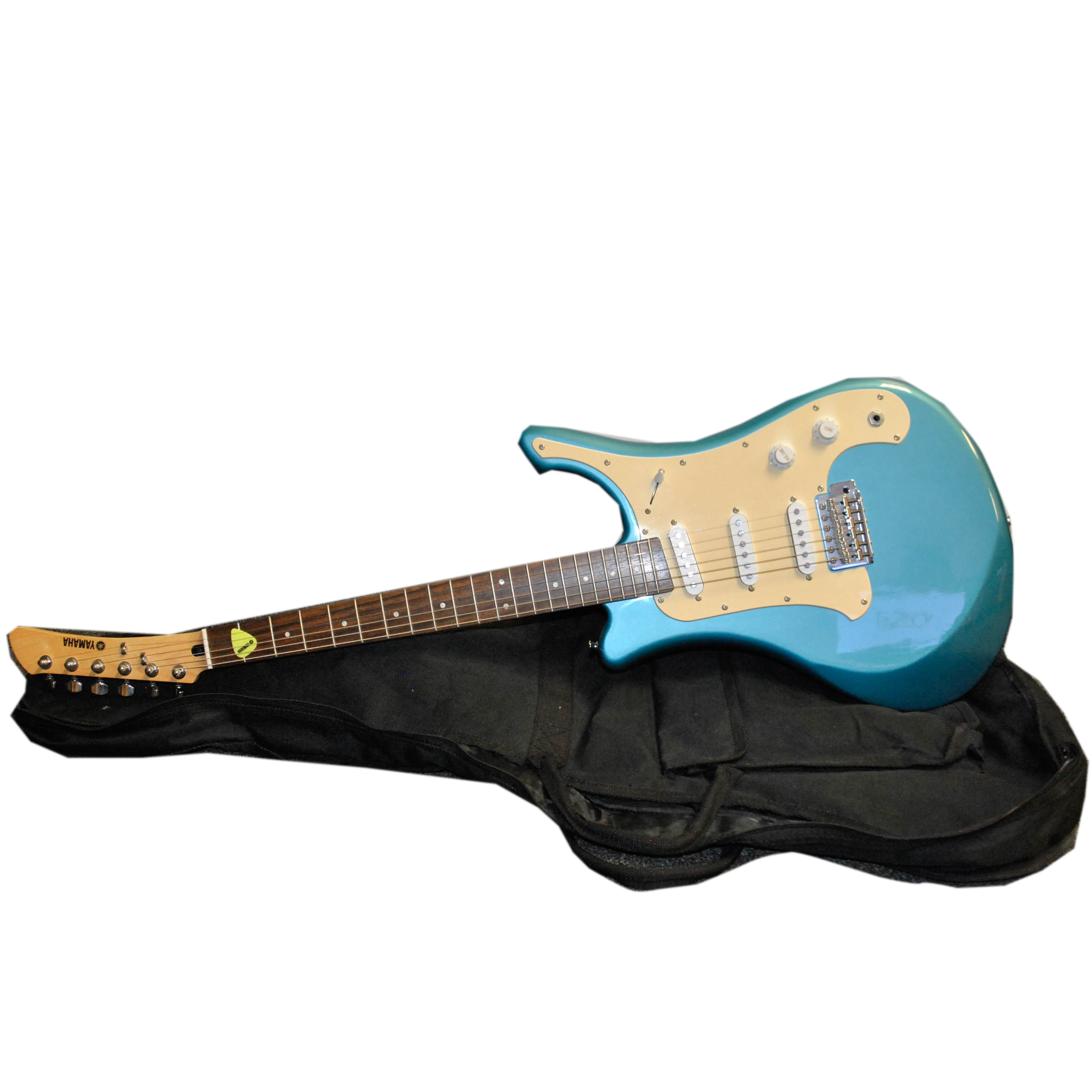 Mid-2000s Yamaha Samurai Surf Style Guitar and Gig Bag
