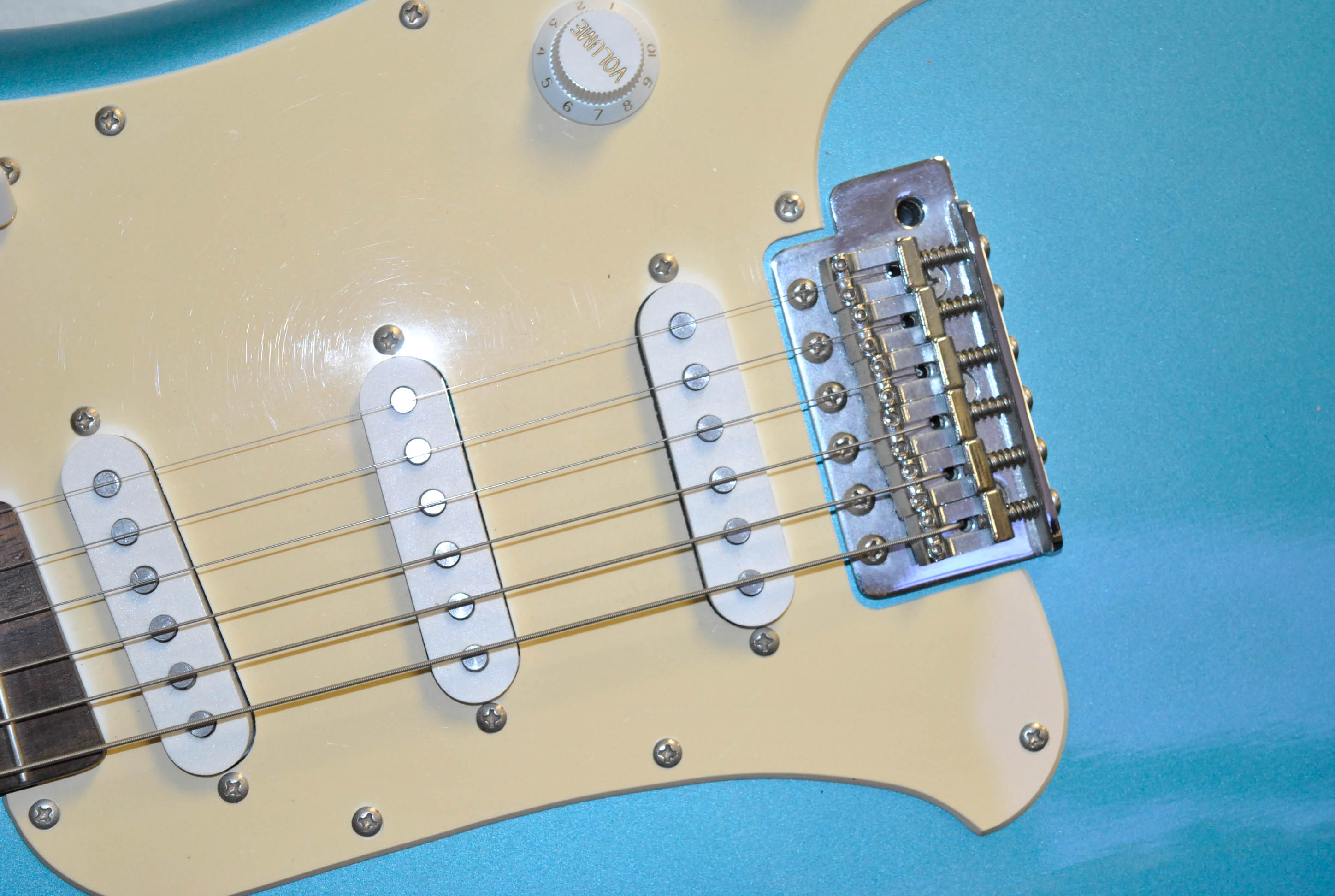 Mid-2000s Yamaha Samurai Surf Style Guitar and Gig Bag