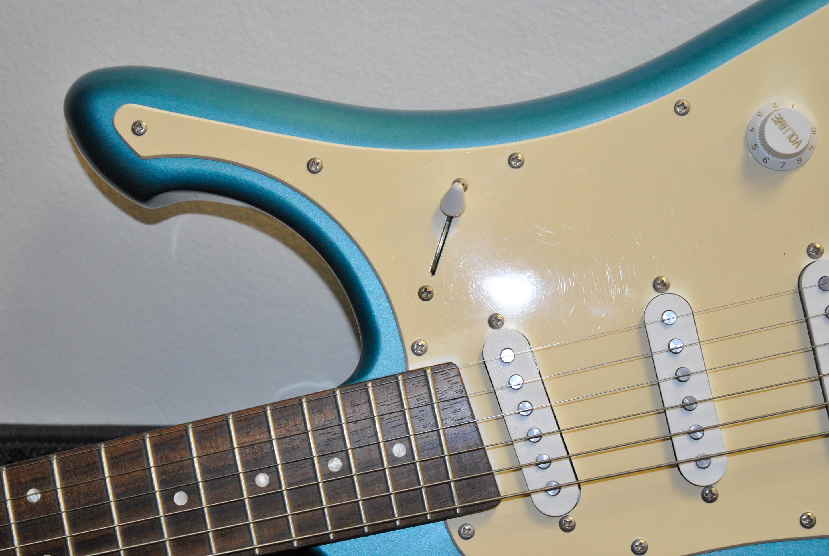 Mid-2000s Yamaha Samurai Surf Style Guitar and Gig Bag