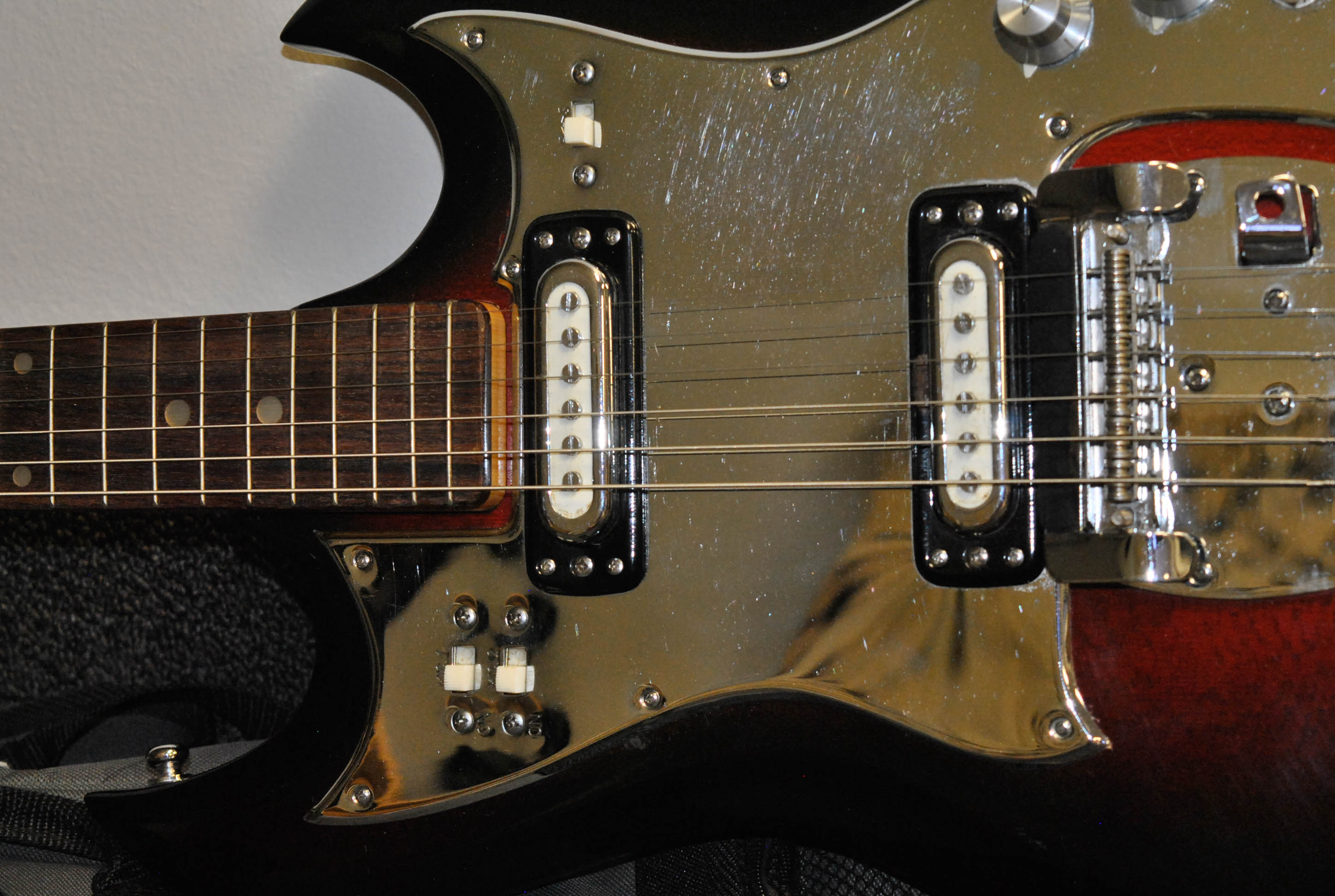 Vintage Domino Electric Guitar and Gig Bag