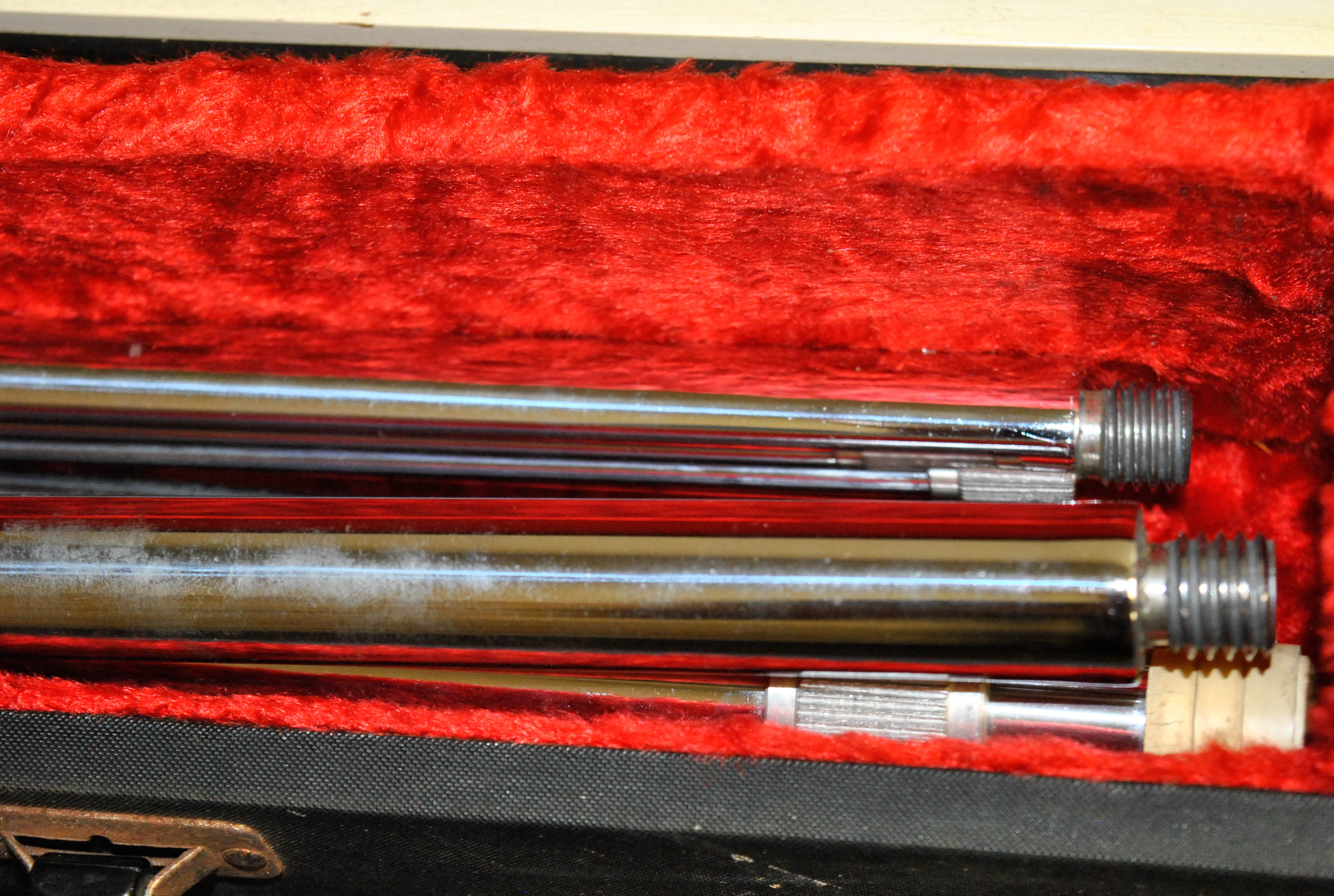 Vintage National Double Neck Lap Steel Electric Guitar With Case