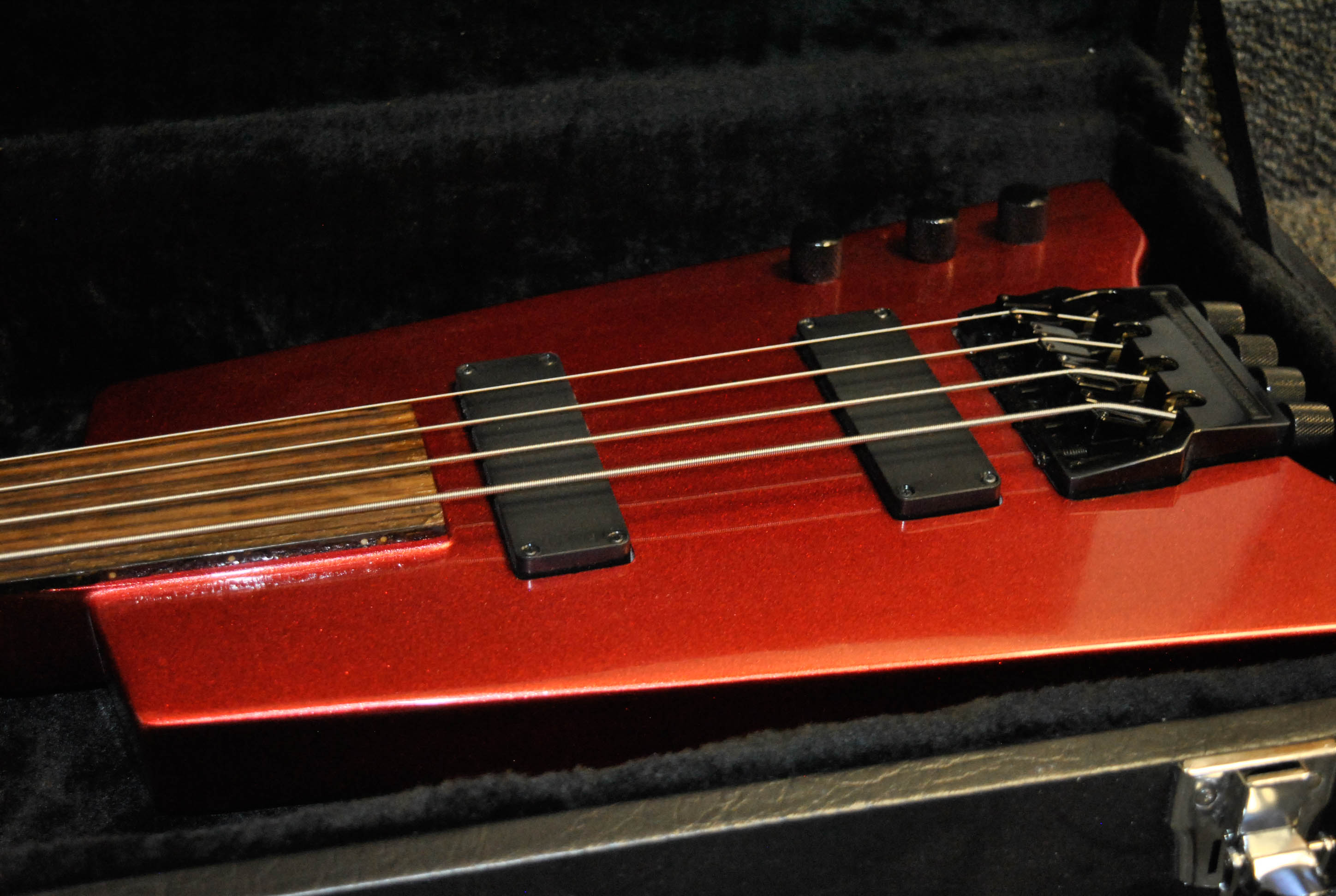 J.B. Hawks Steinberger Style Headless and Fretless Bass