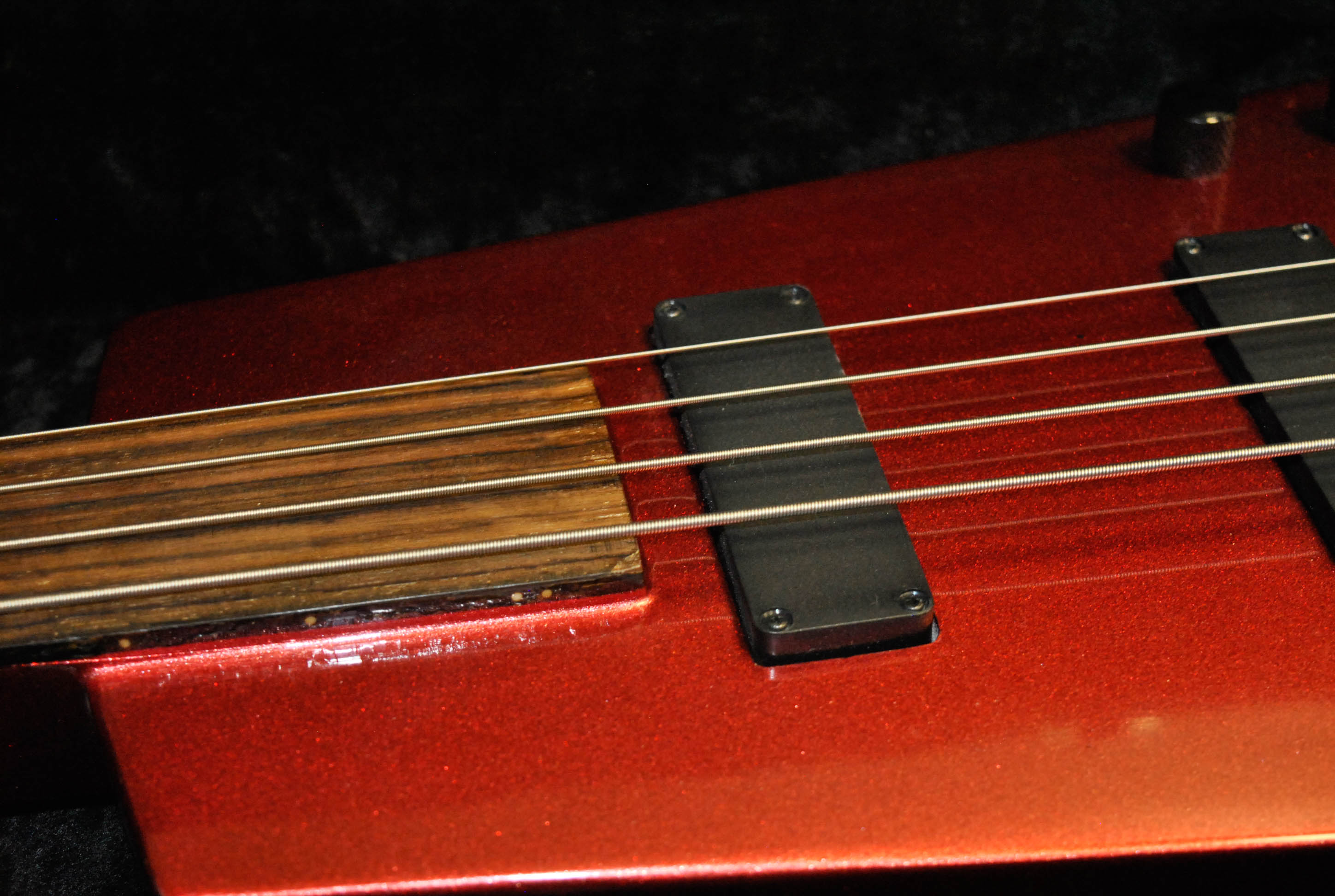 J.B. Hawks Steinberger Style Headless and Fretless Bass