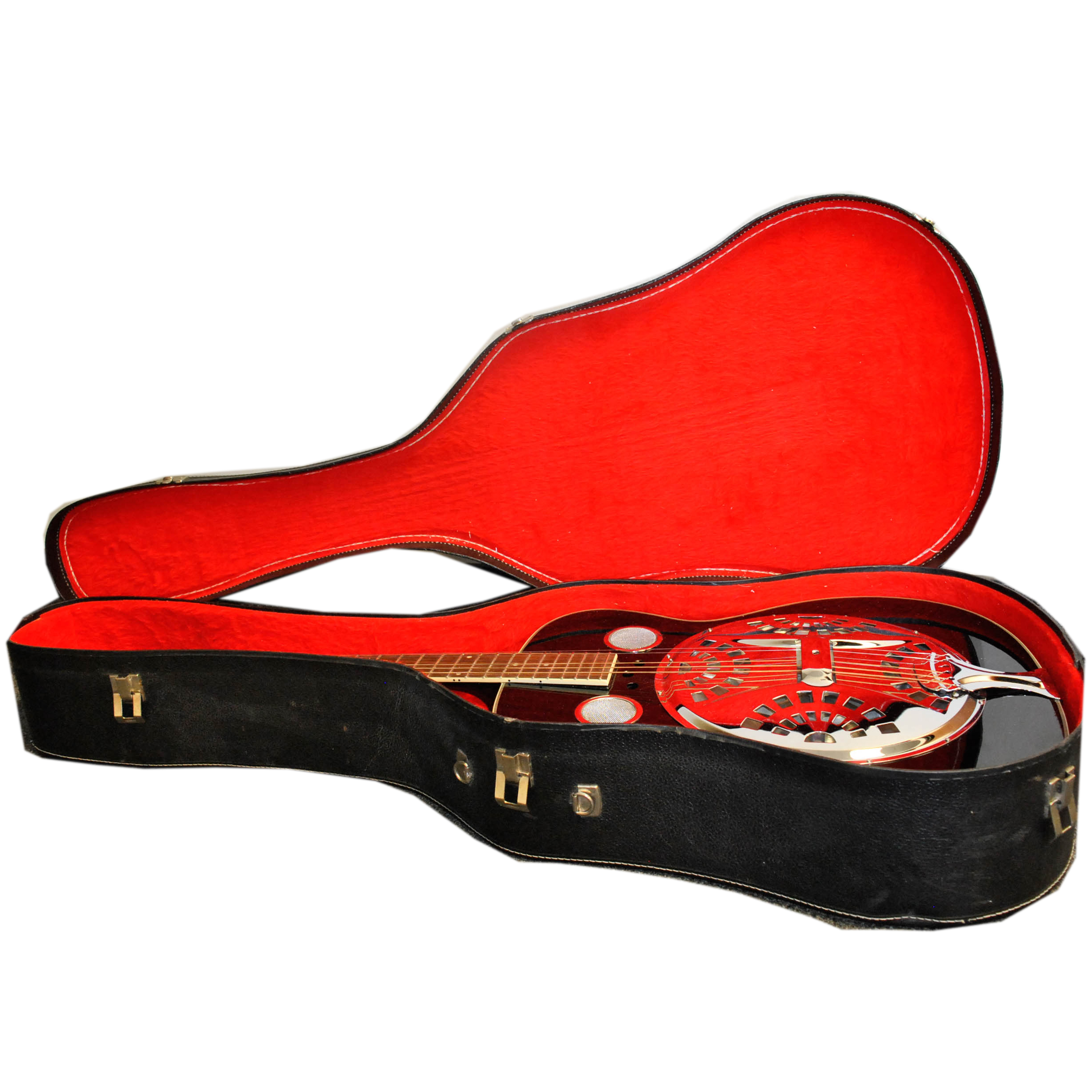 Regal Resonator Acoustic Guitar With Case
