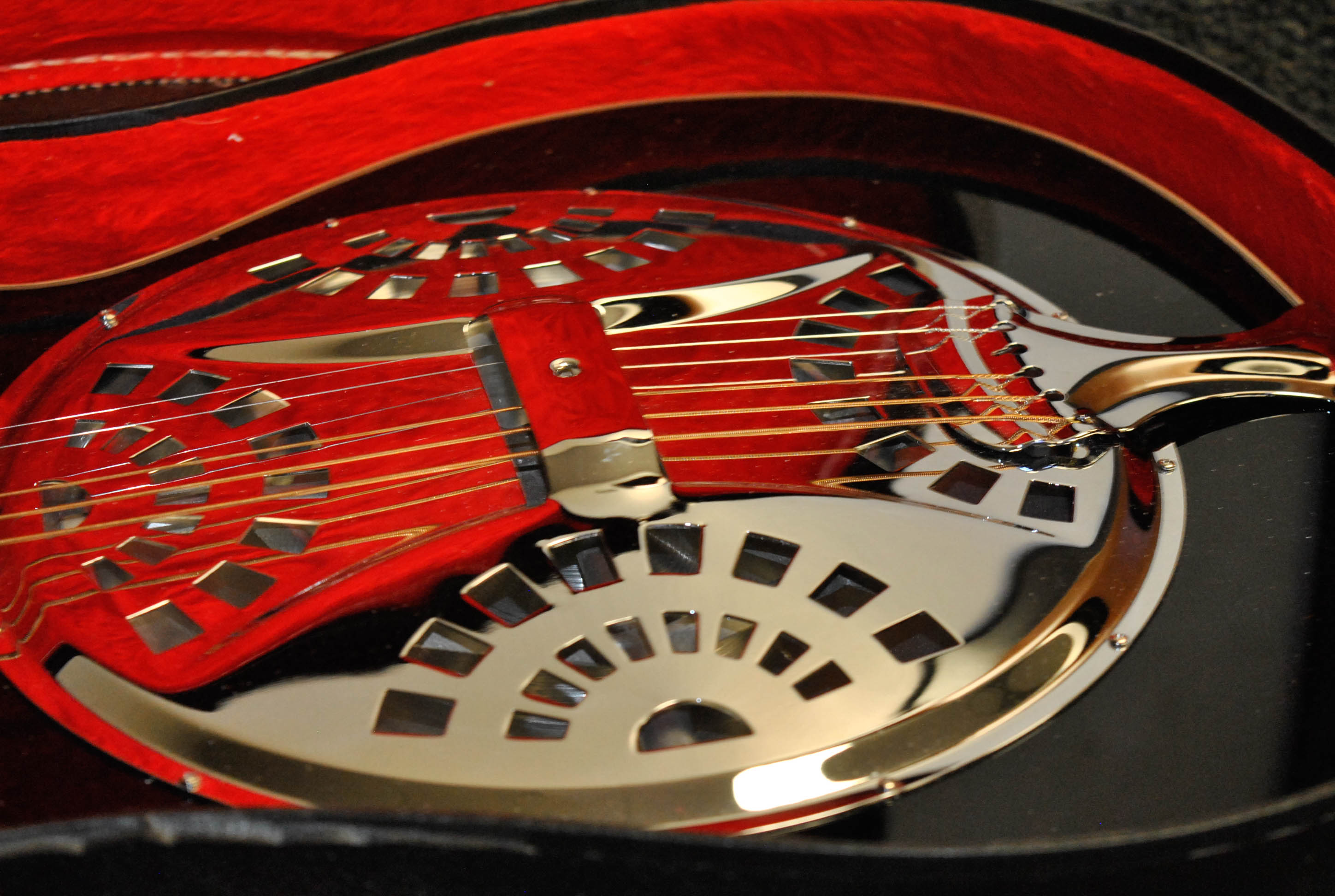 Regal Resonator Acoustic Guitar With Case