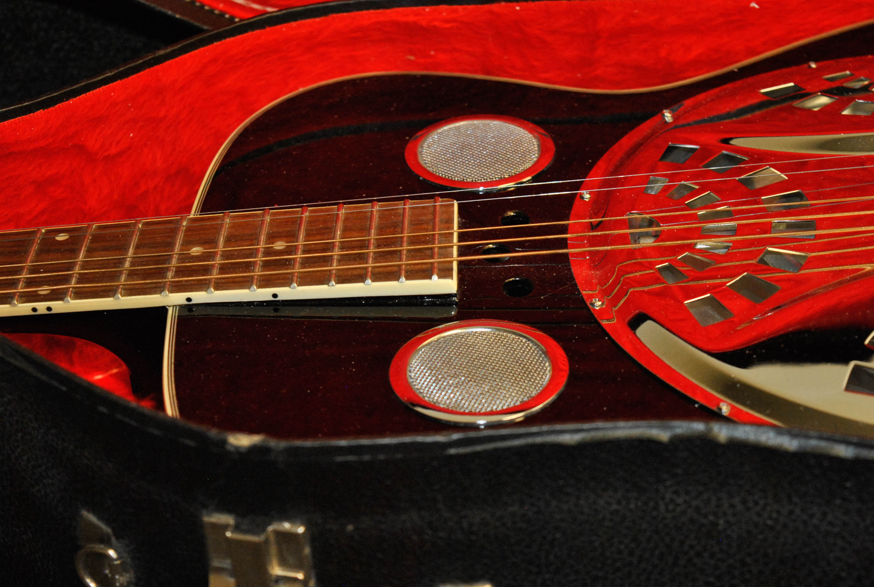 Regal Resonator Acoustic Guitar With Case