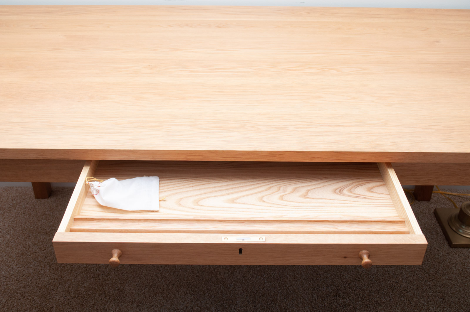 Thomas Moses Blond Oak Writing Desk