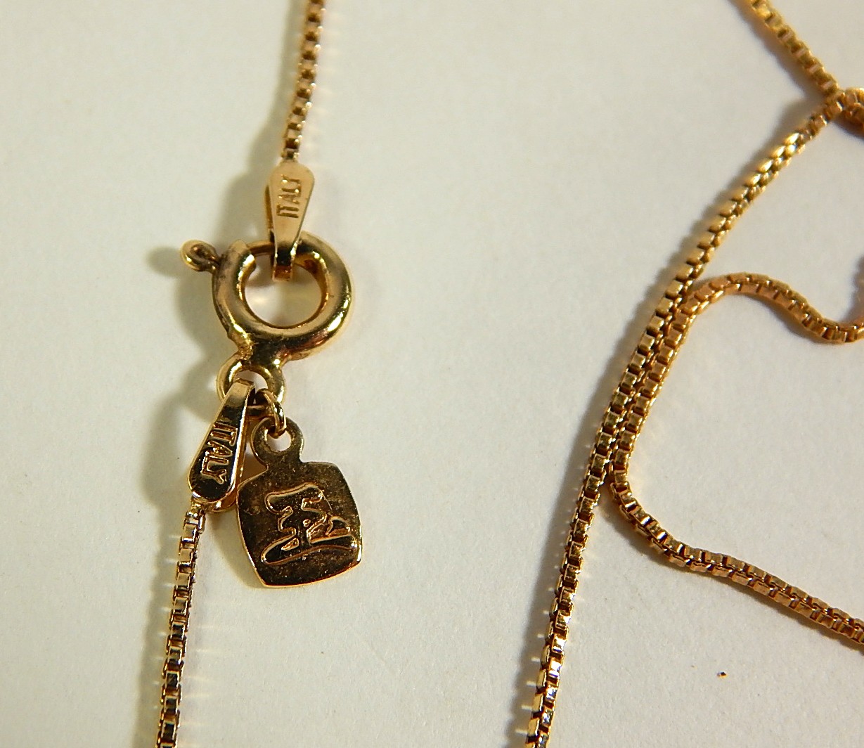 Sterling Silver Necklace and Purple Glass Pendant