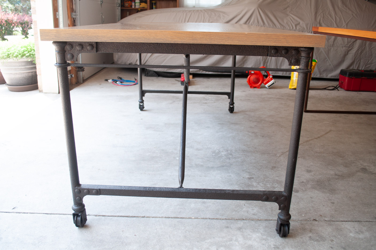 Restoration Hardware Flat Iron Desk