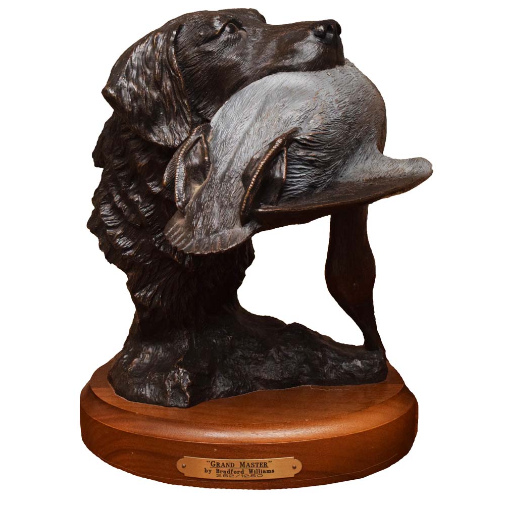 Bronze Limited Edition "Grand Master" Sculpture by Bradford Williams