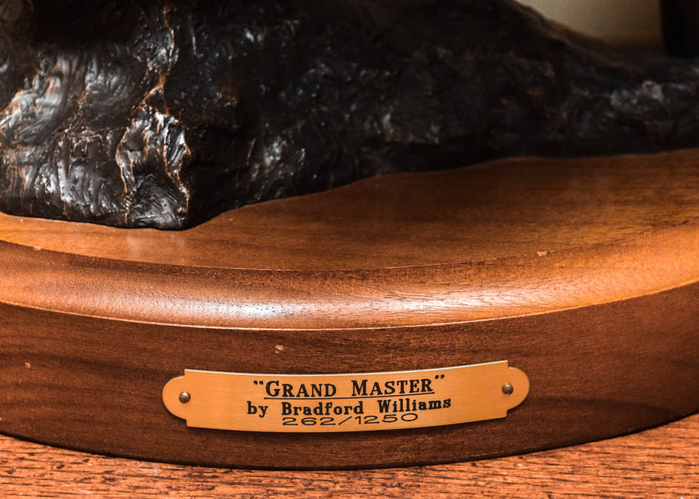 Bronze Limited Edition "Grand Master" Sculpture by Bradford Williams