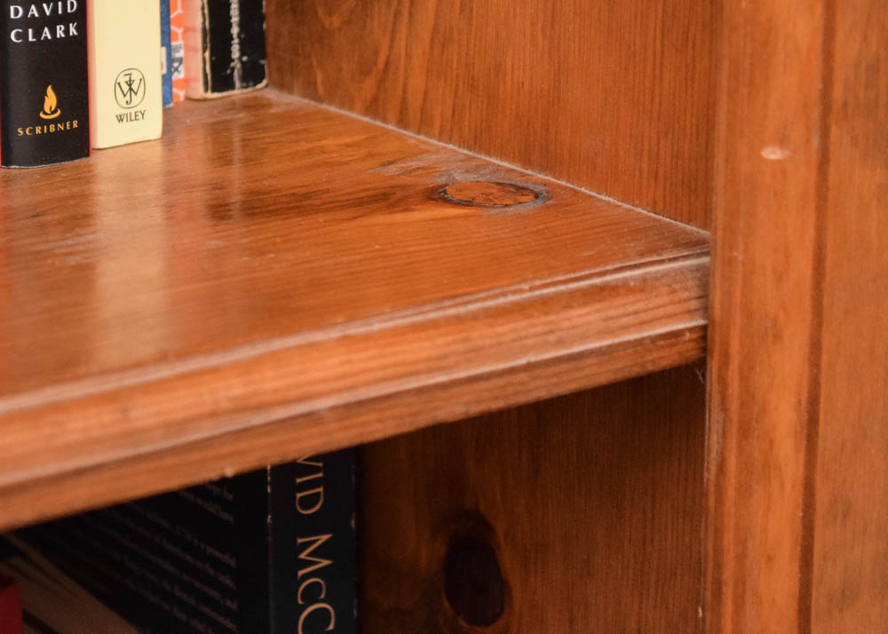 Finished Pine Bookcase