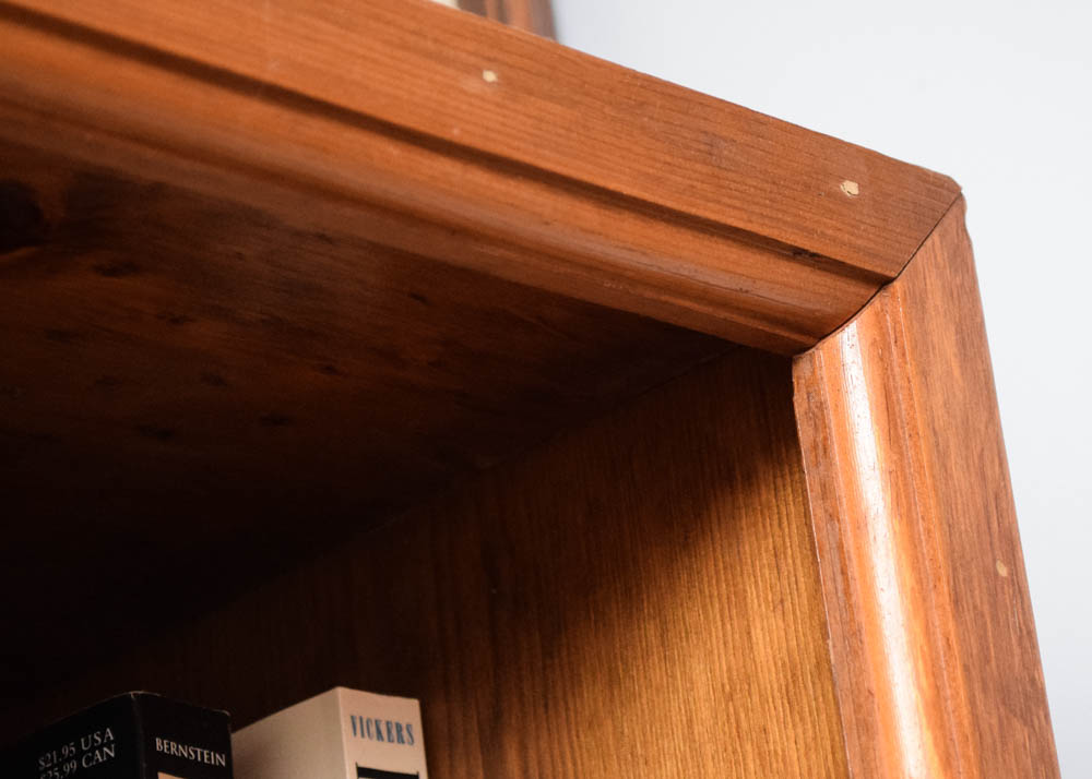 Finished Pine Bookcase