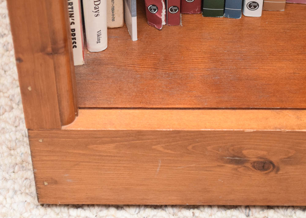 Finished Pine Bookcase