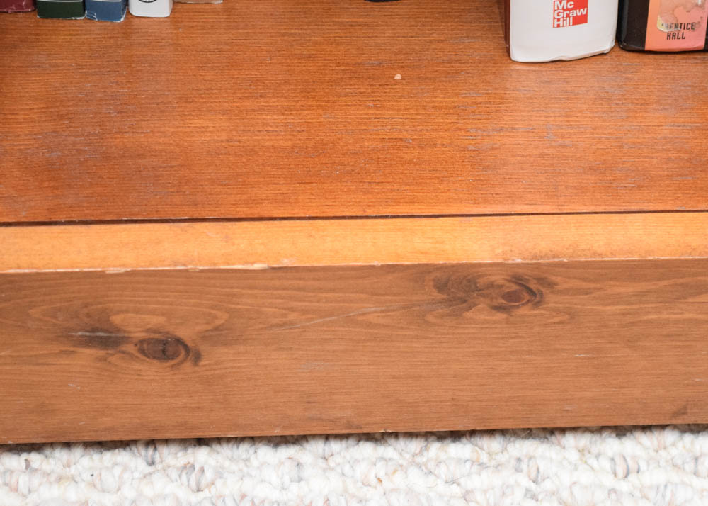 Finished Pine Bookcase