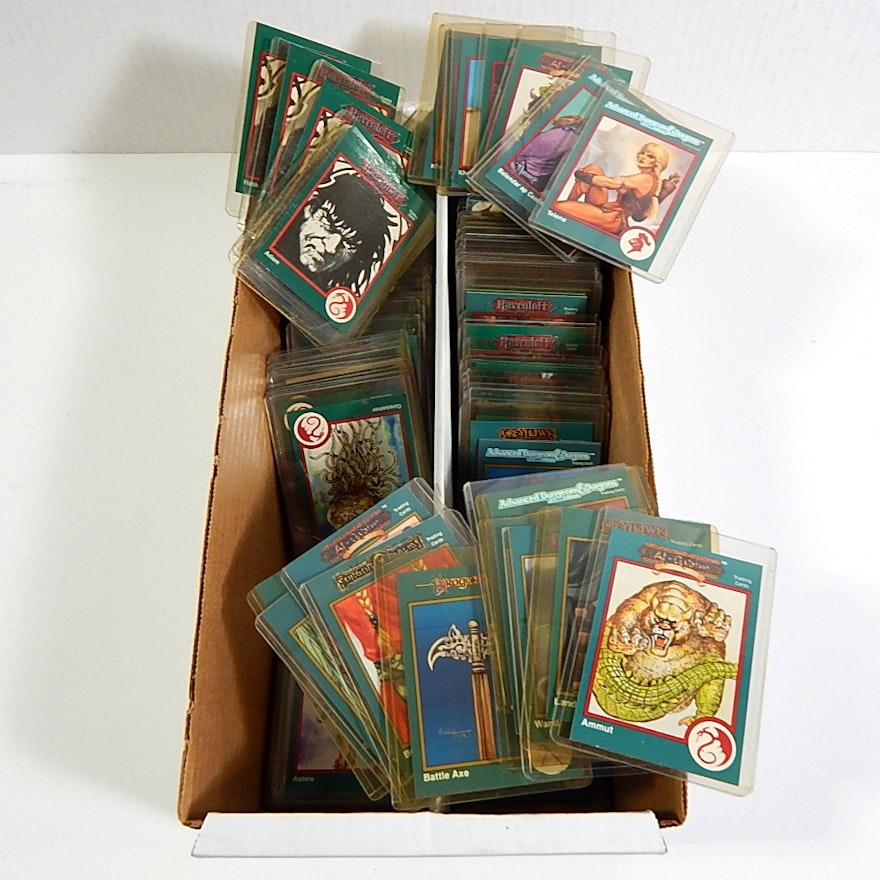 1993 Dungeons and Dragons Trading Cards - Around 200 Card Count