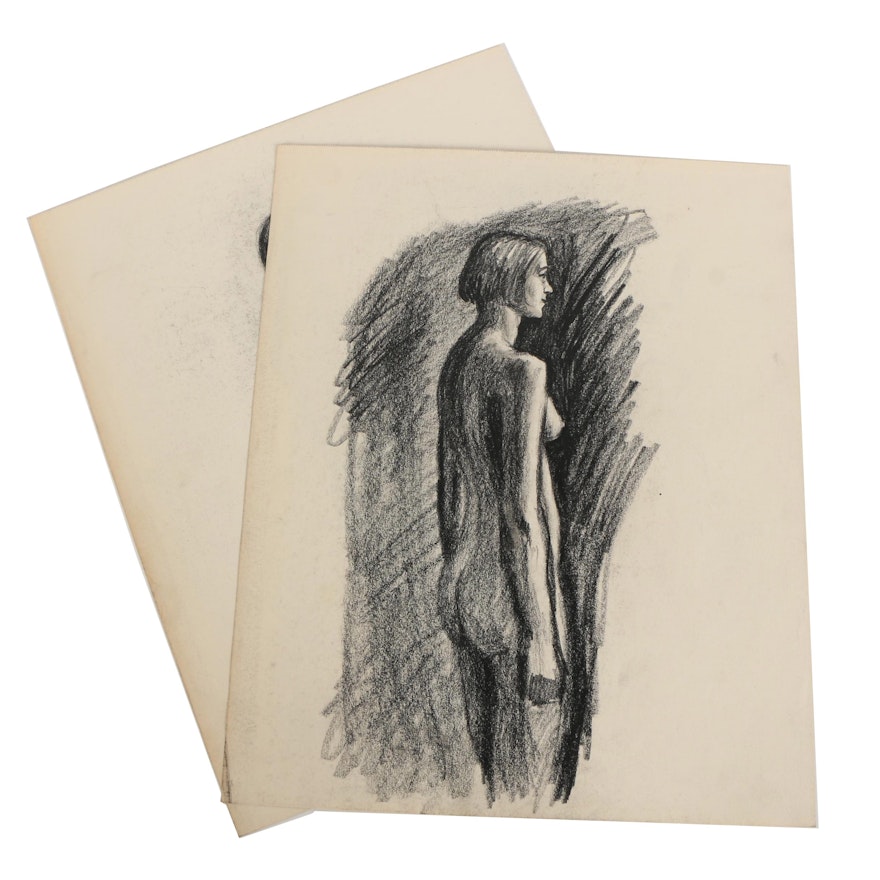 Florence Smithburn Charcoal Figure Drawings