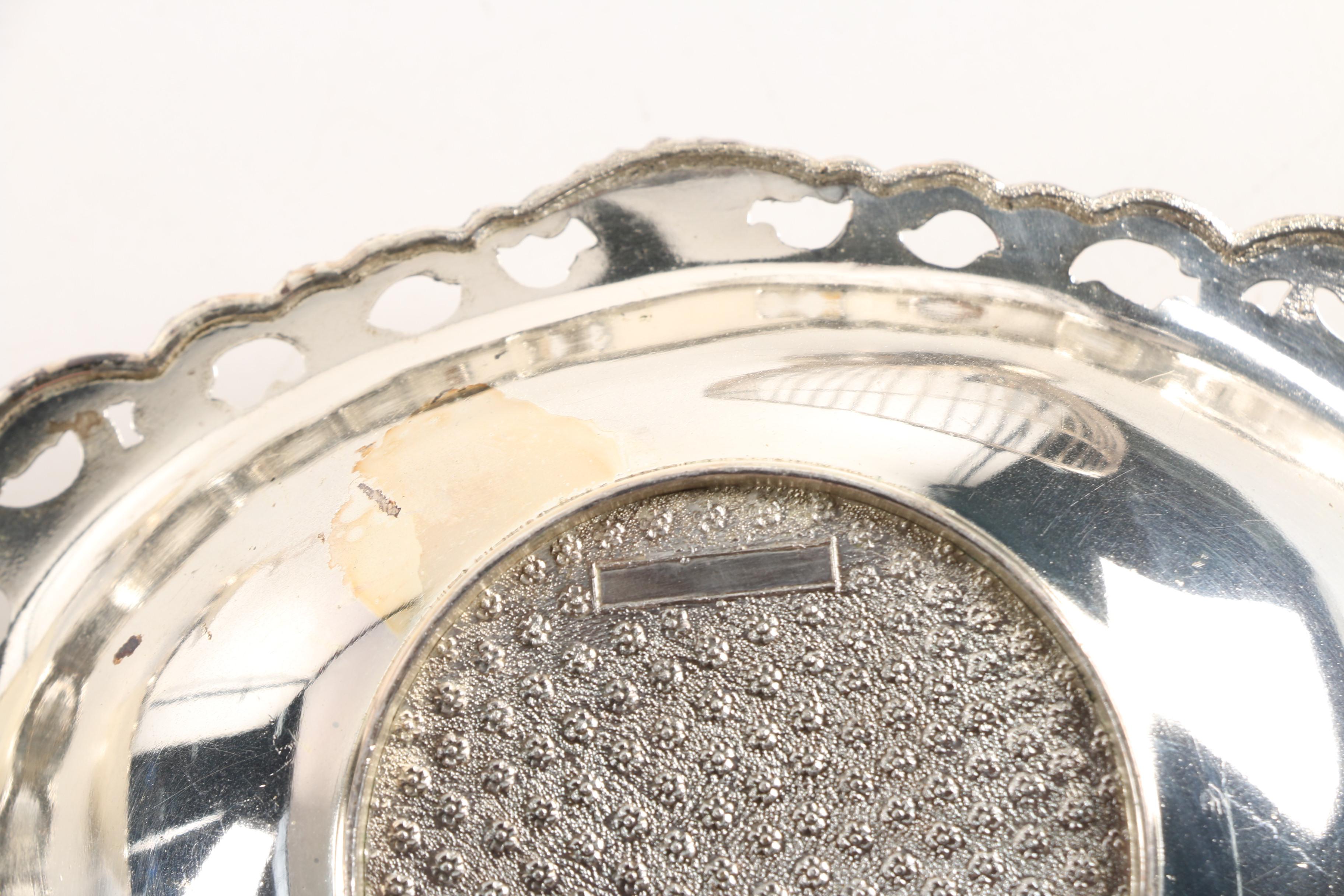 Bombay Gravy Boat, Leonard Bread Basket, and Other Silver Plate Serveware