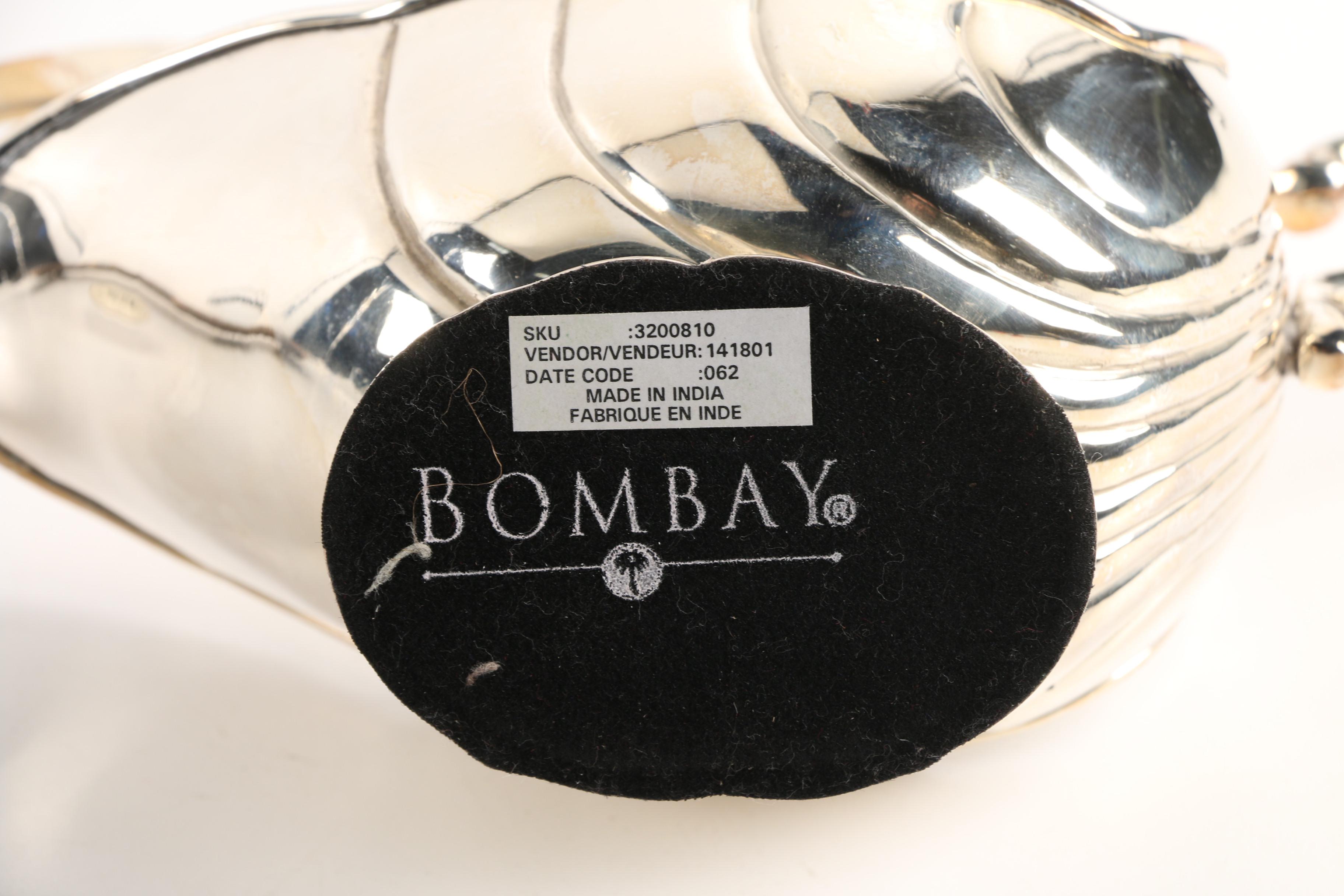 Bombay Gravy Boat, Leonard Bread Basket, and Other Silver Plate Serveware