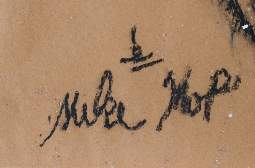 Michael Skop Original Pastel Drawing of Seated Woman