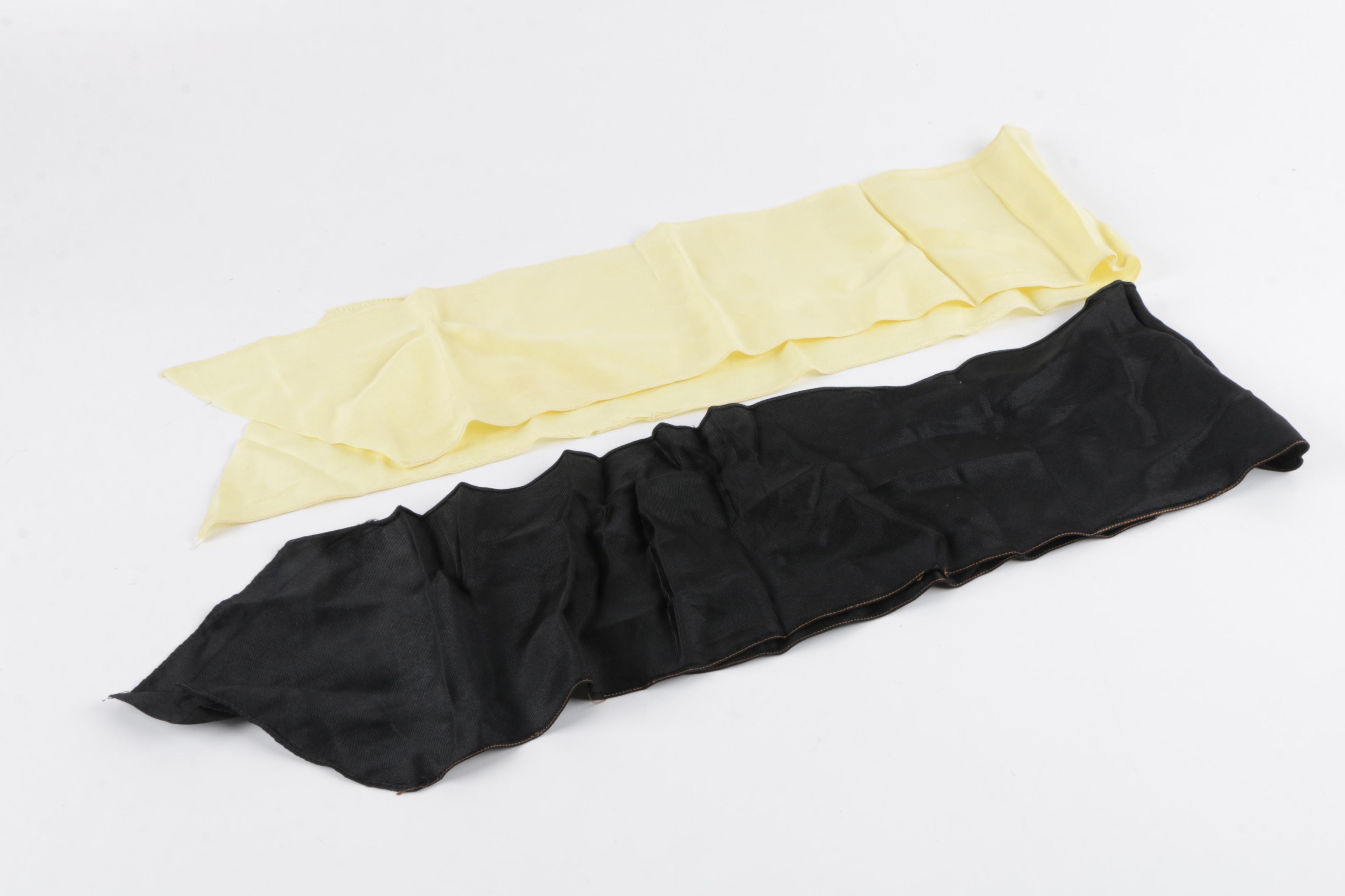 Vintage Solid and Striped Fashion Scarves