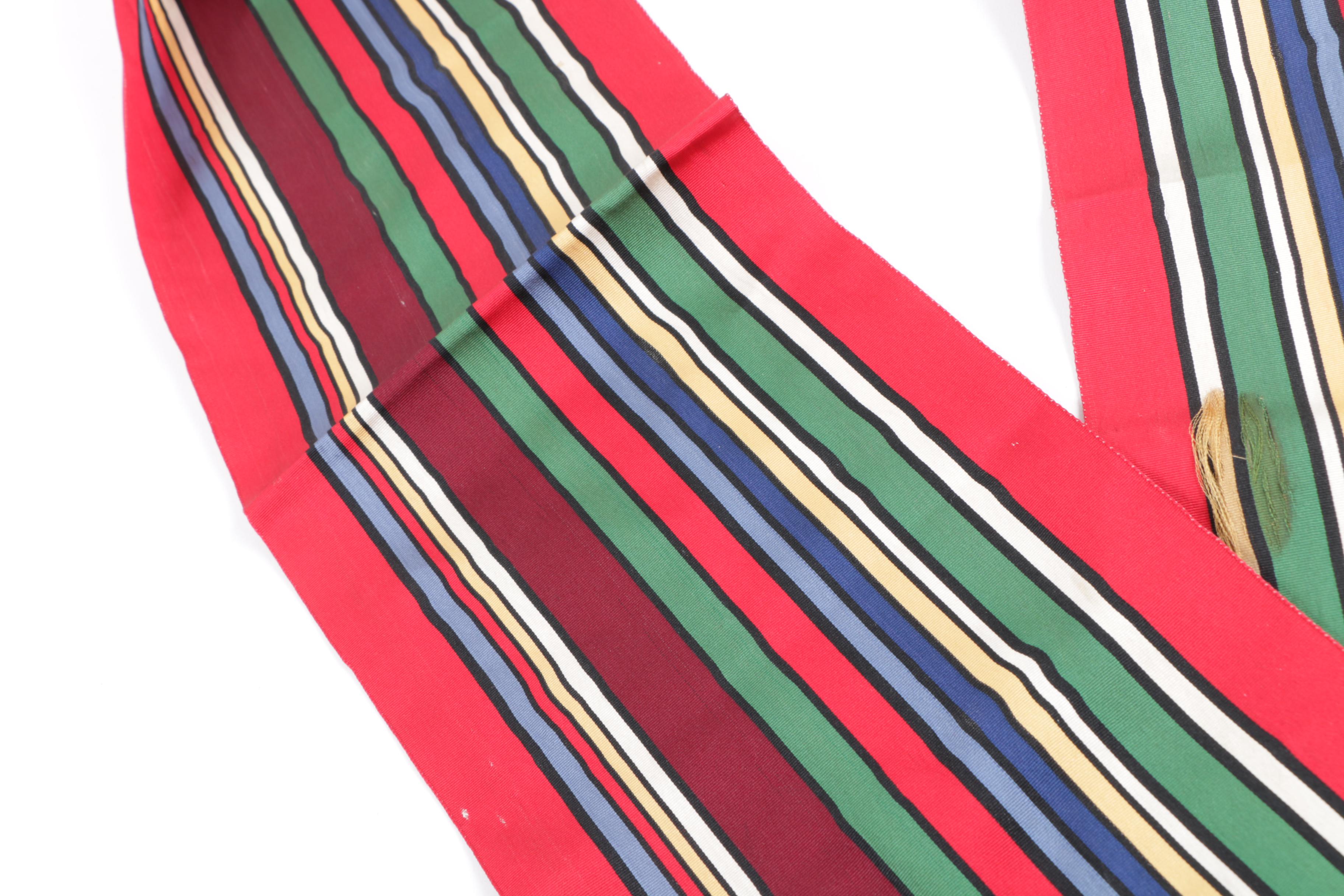 Vintage Solid and Striped Fashion Scarves